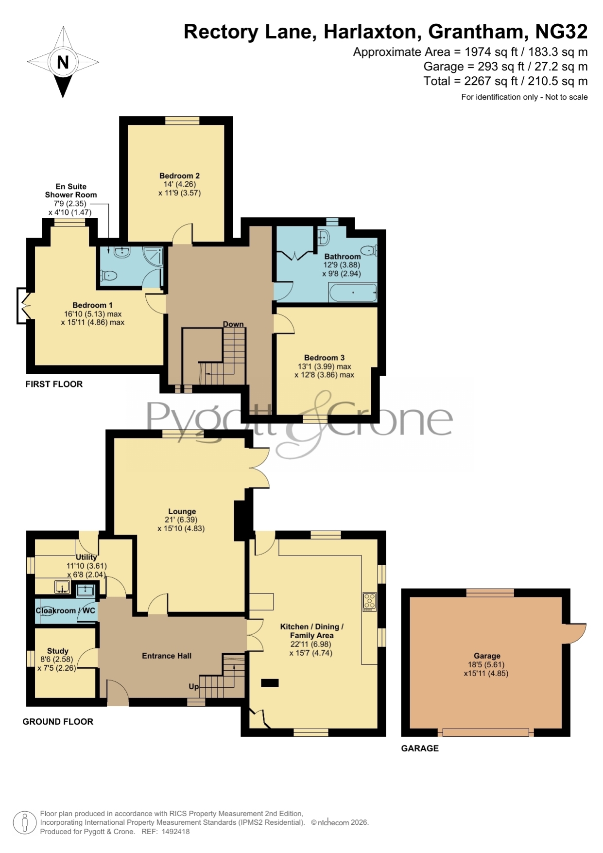 25, Rectory Lane, Grantham floorplan