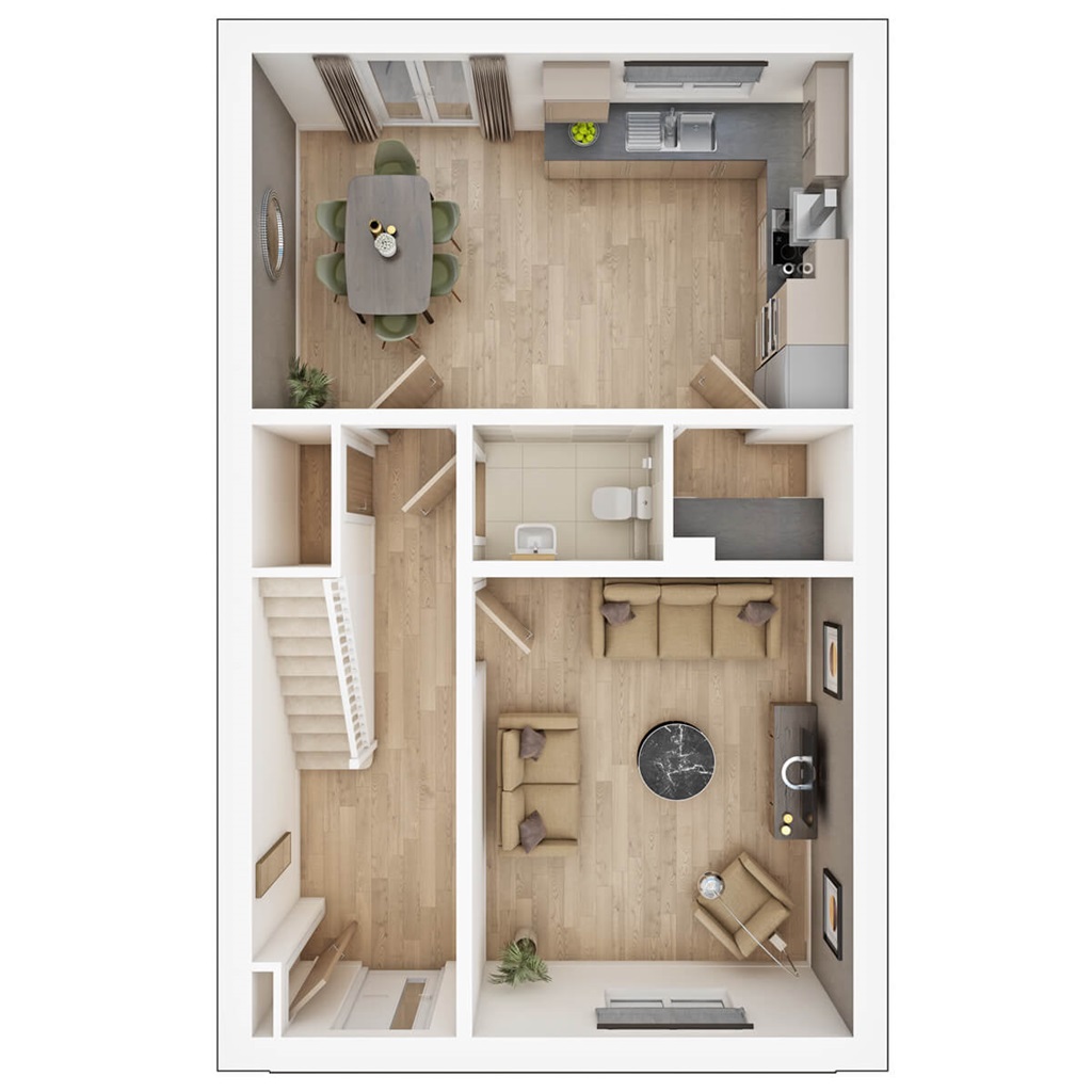 The Midford - Plot 227, Berwick Green, A4018, Cribbs Causeway, Bristol floorplan
