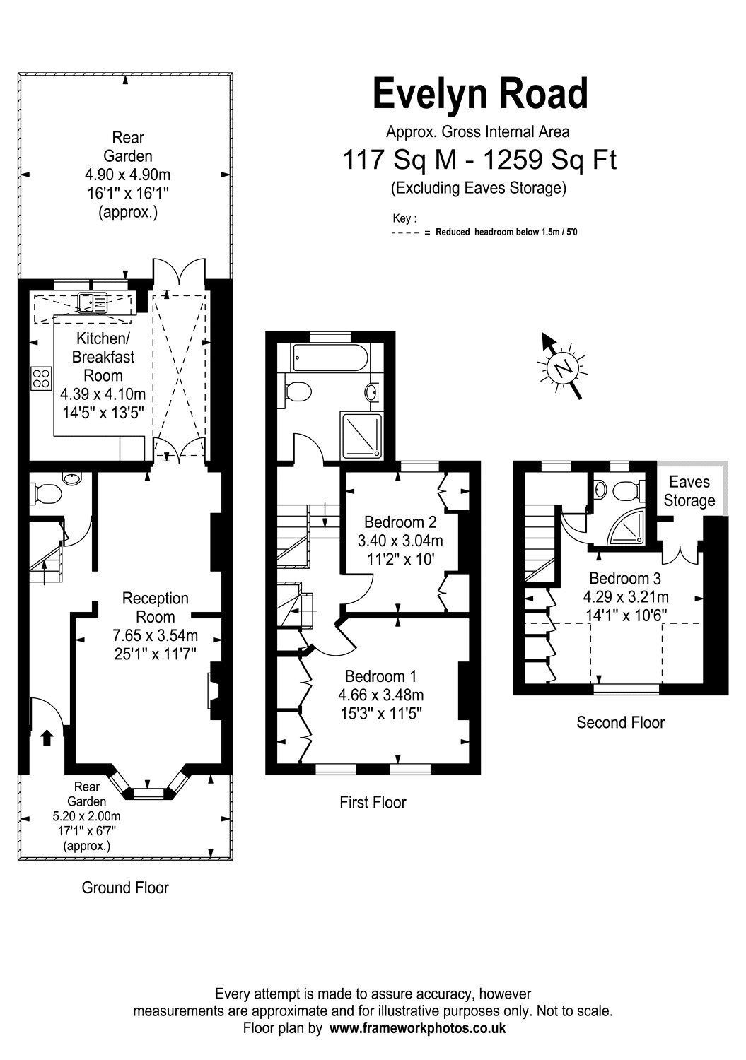 3 Bedrooms Terraced house to rent in Evelyn Road, Richmond, Surrey TW9