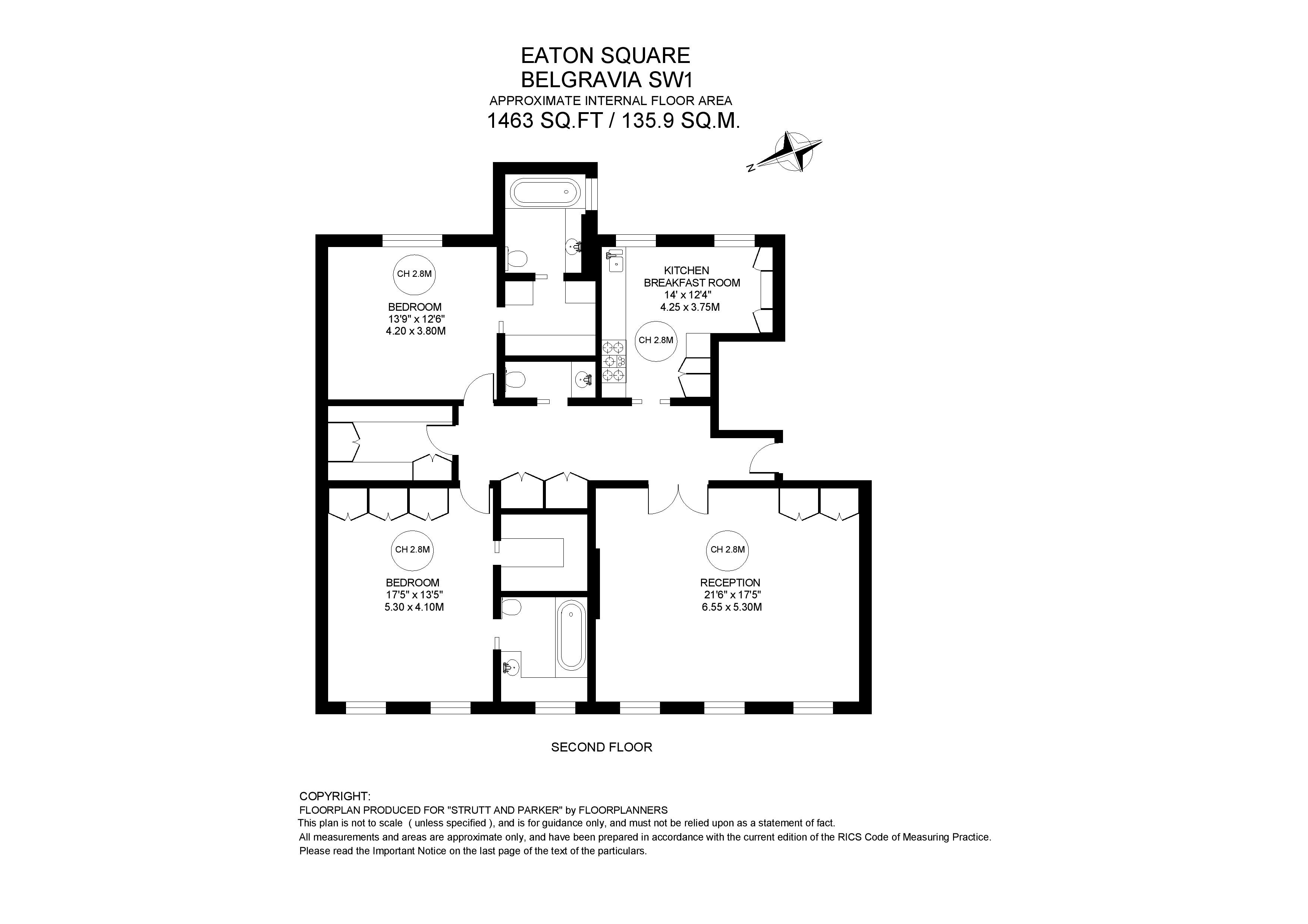 Eaton Square, London floorplan