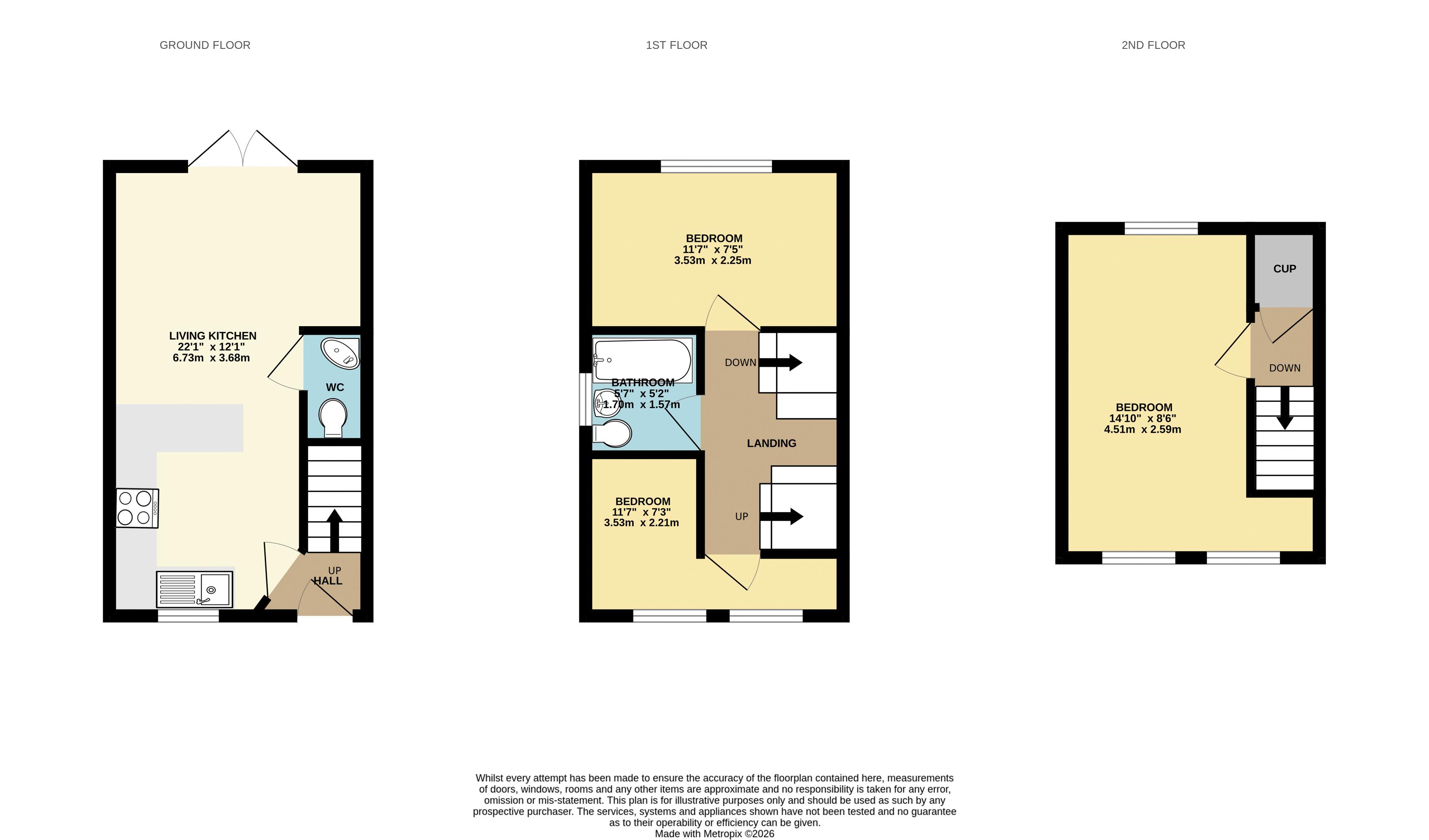 1, Plover Way, Scunthorpe floorplan