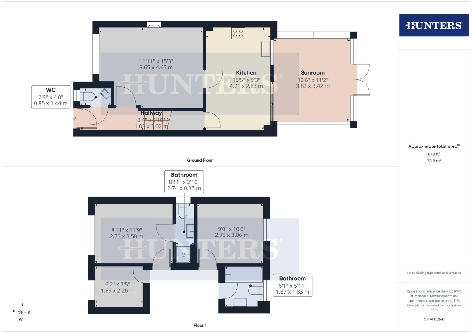 9, Bilsdale Crescent, Bridlington floorplan