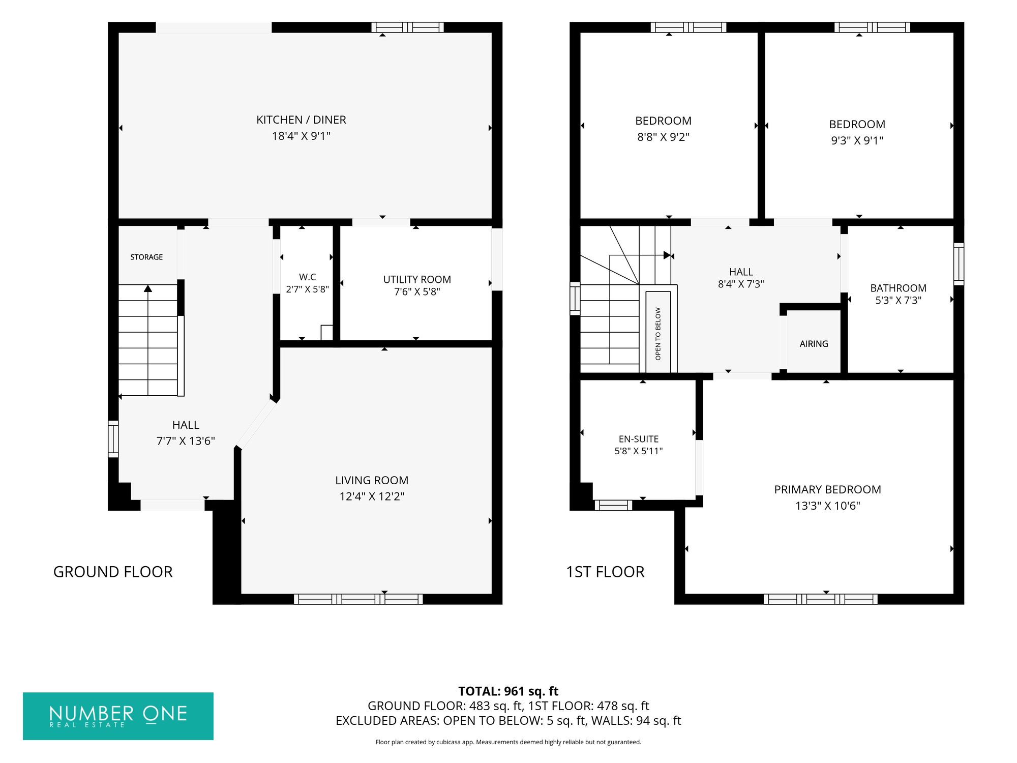 63 Cefn Adda Close, Newport floorplan