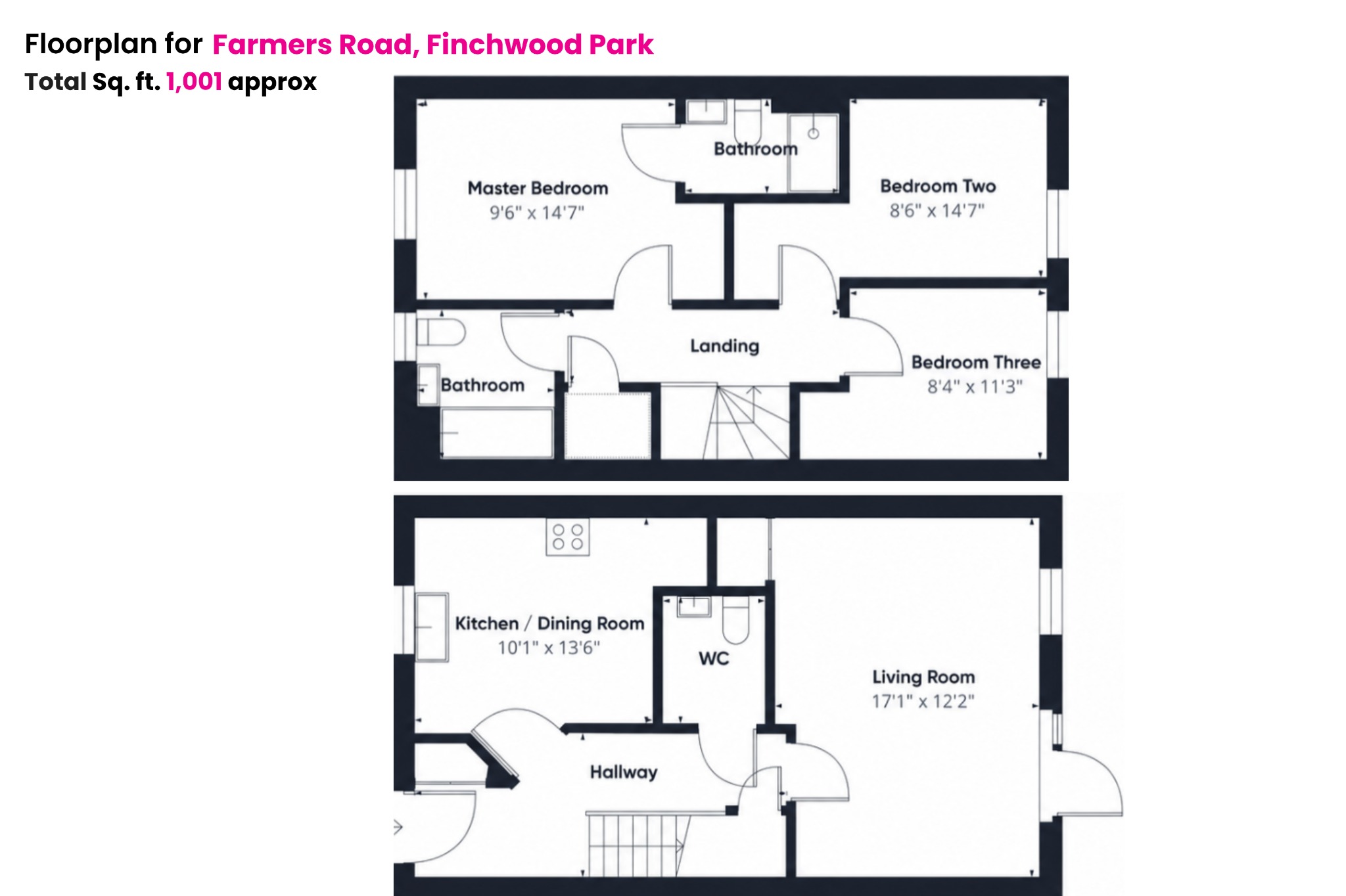 23 Farmers Road, Finchwood Park, Berkshire floorplan
