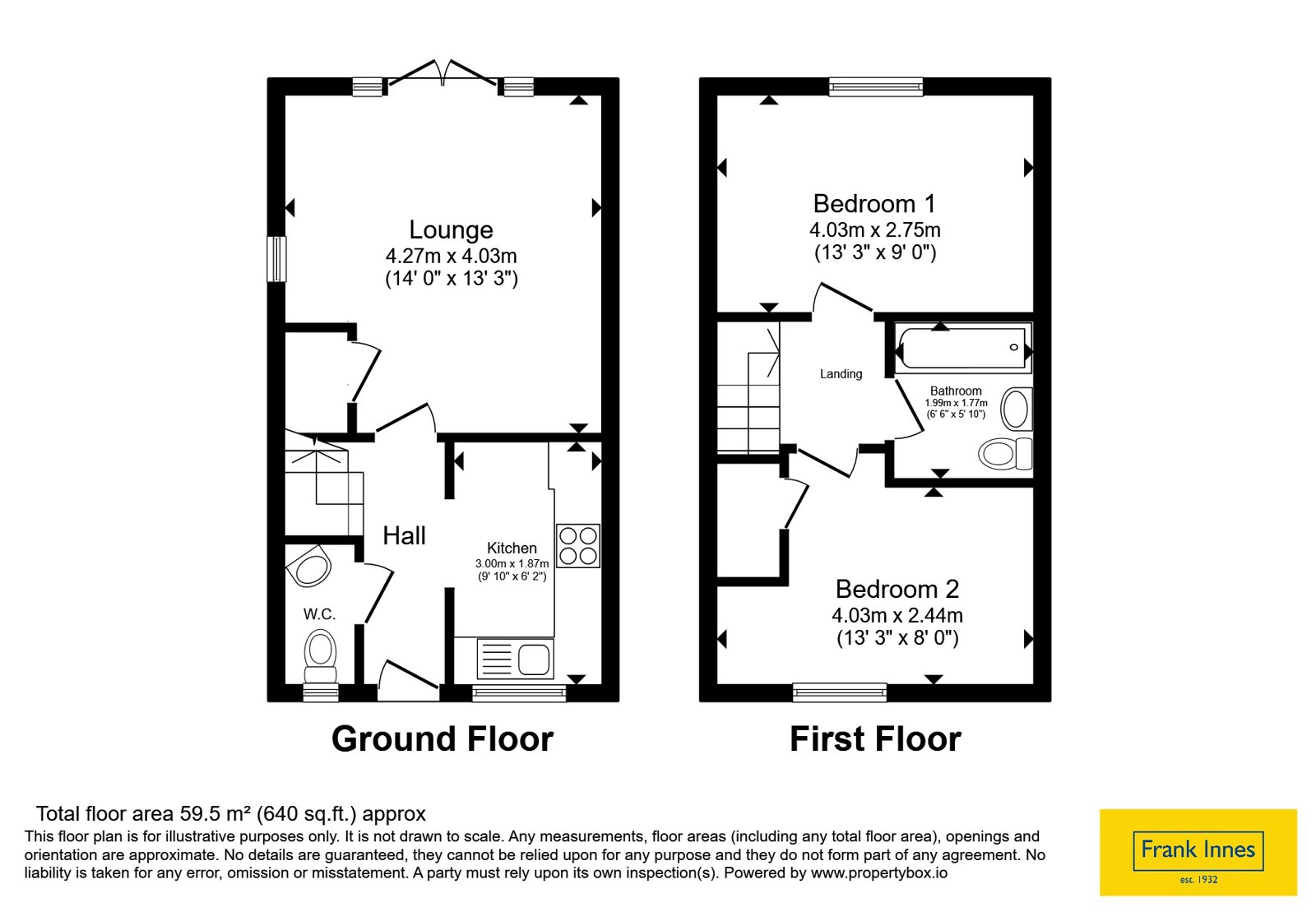 26, Flora Grove, Leicestershire floorplan