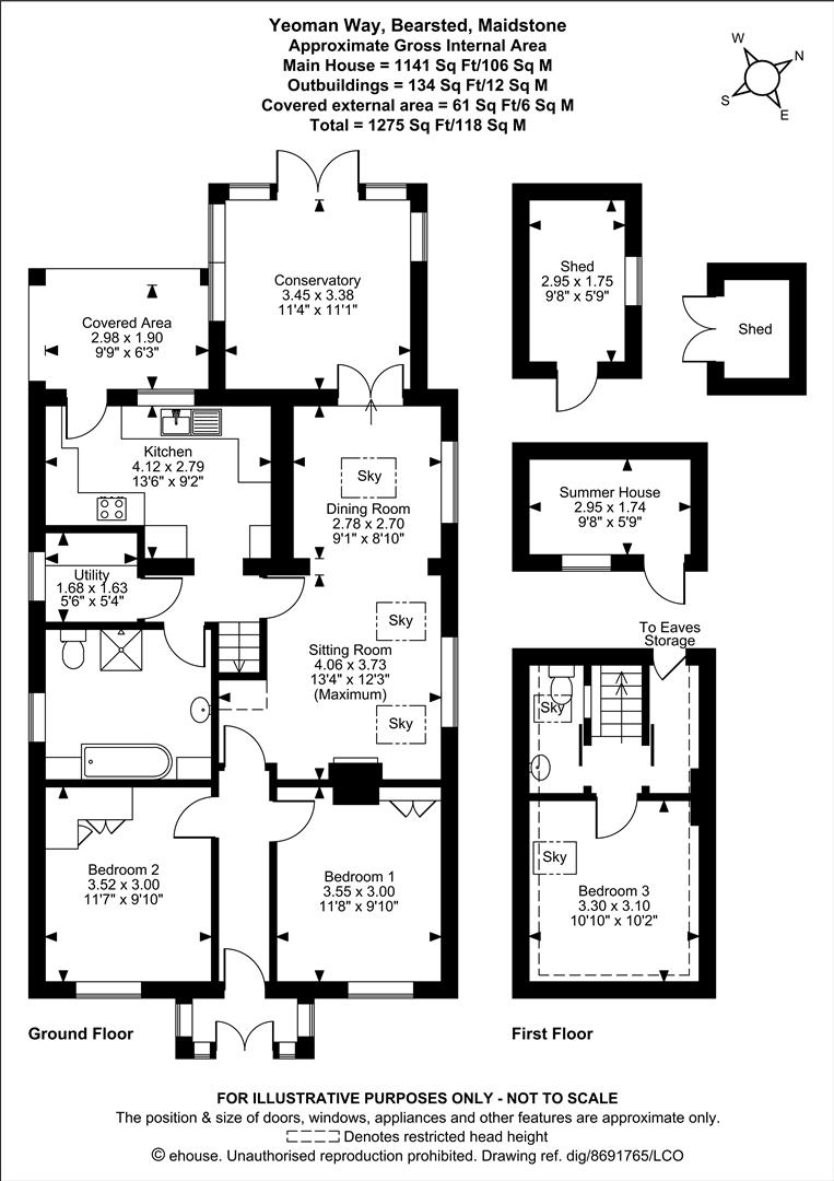 8, Yeoman Way, Maidstone floorplan