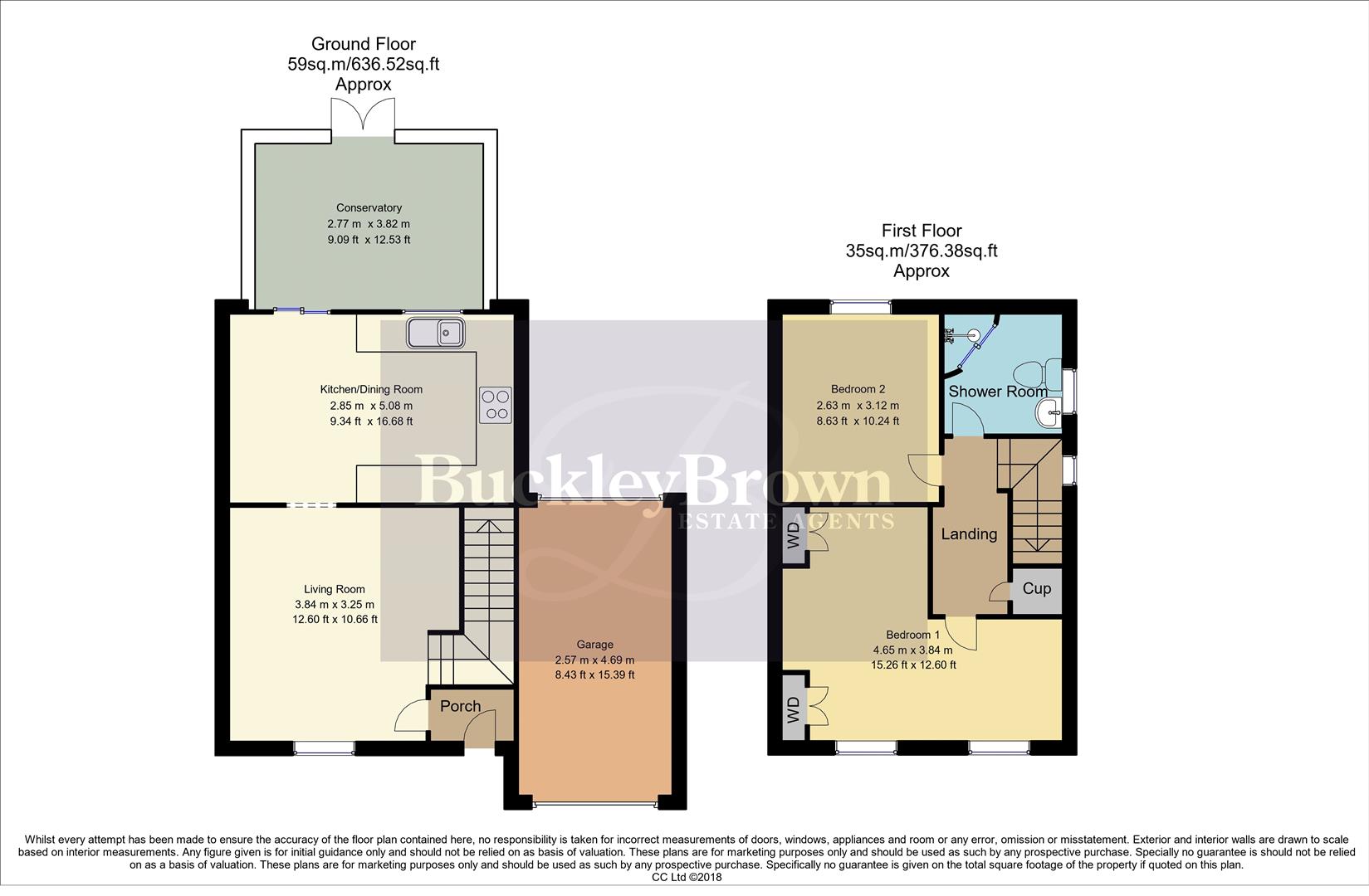 Greenholme Close, Nottingham floorplan