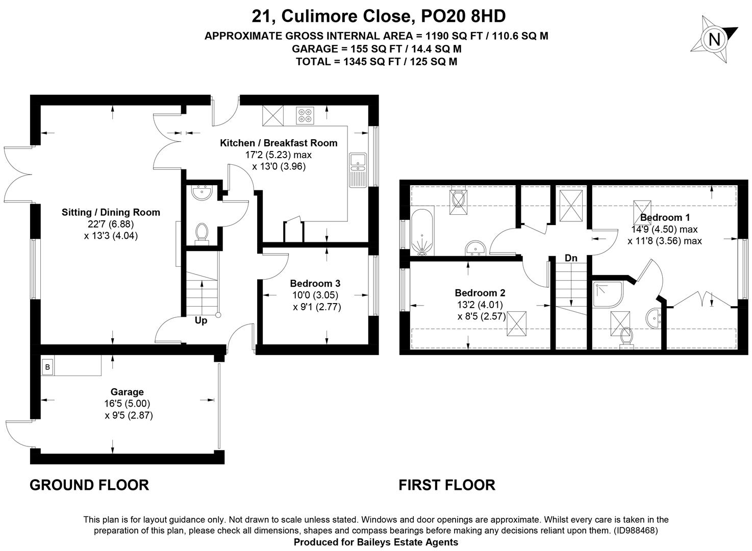 21, Culimore Close, Nr Chichester floorplan