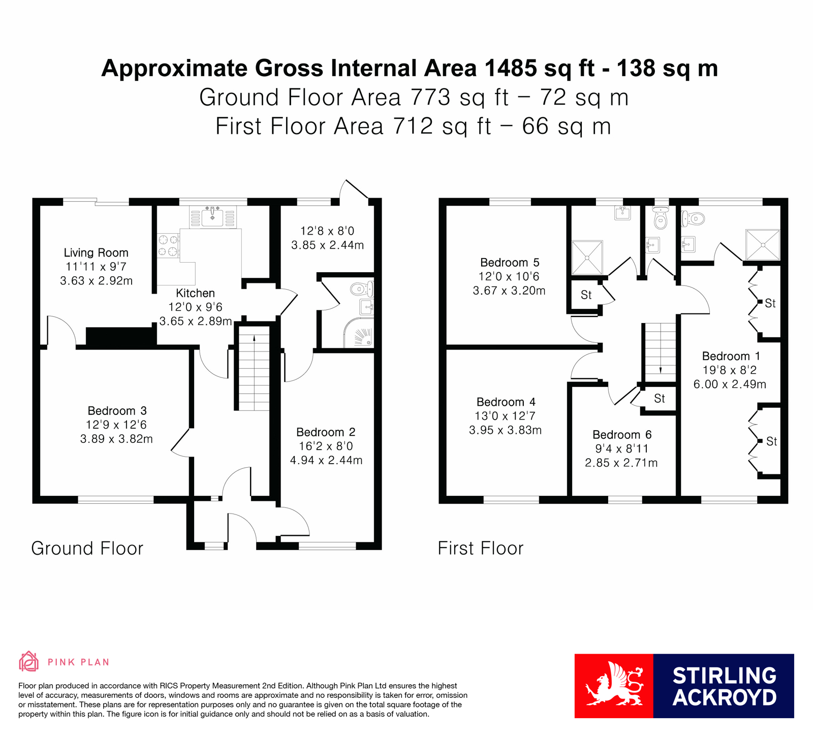 23, The Crescent, Surrey floorplan