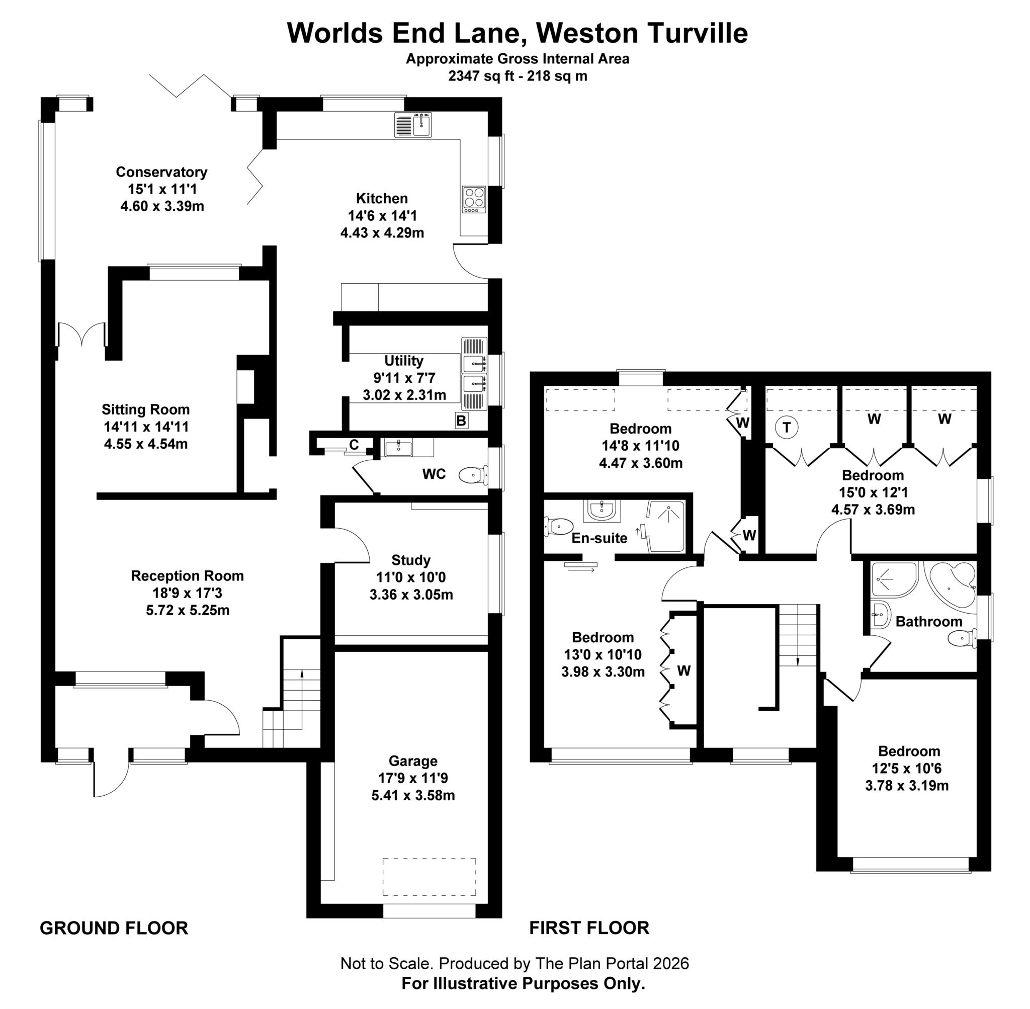 101, Worlds End Lane, Aylesbury floorplan