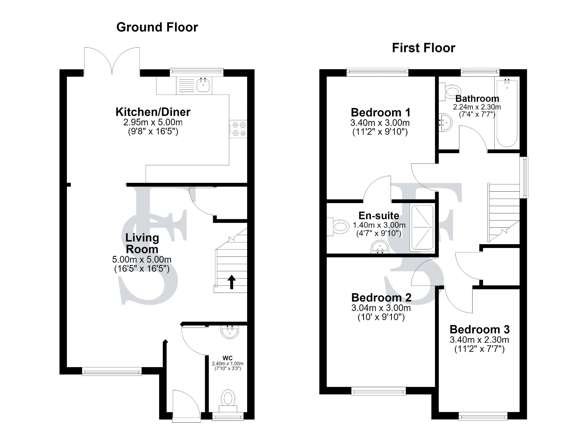 15 Riseholme Close, Leicester floorplan