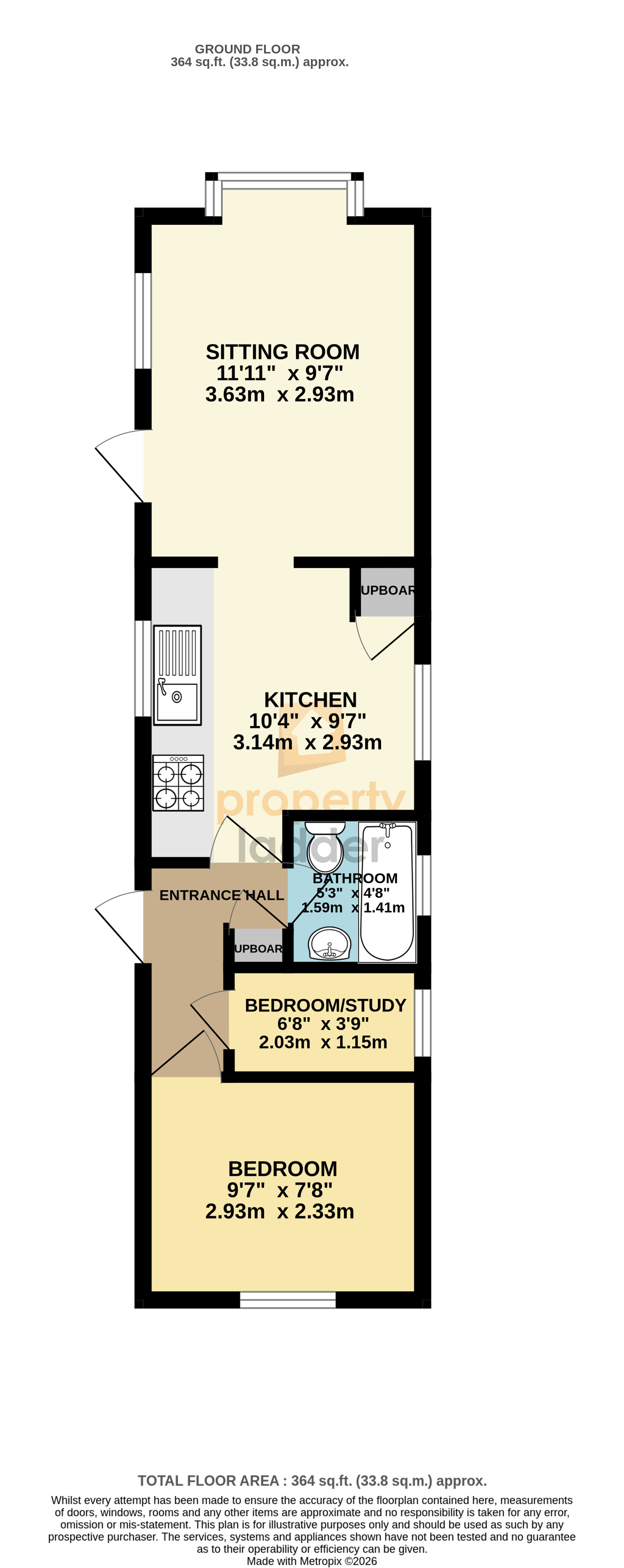 59, Woodland View, Norwich floorplan