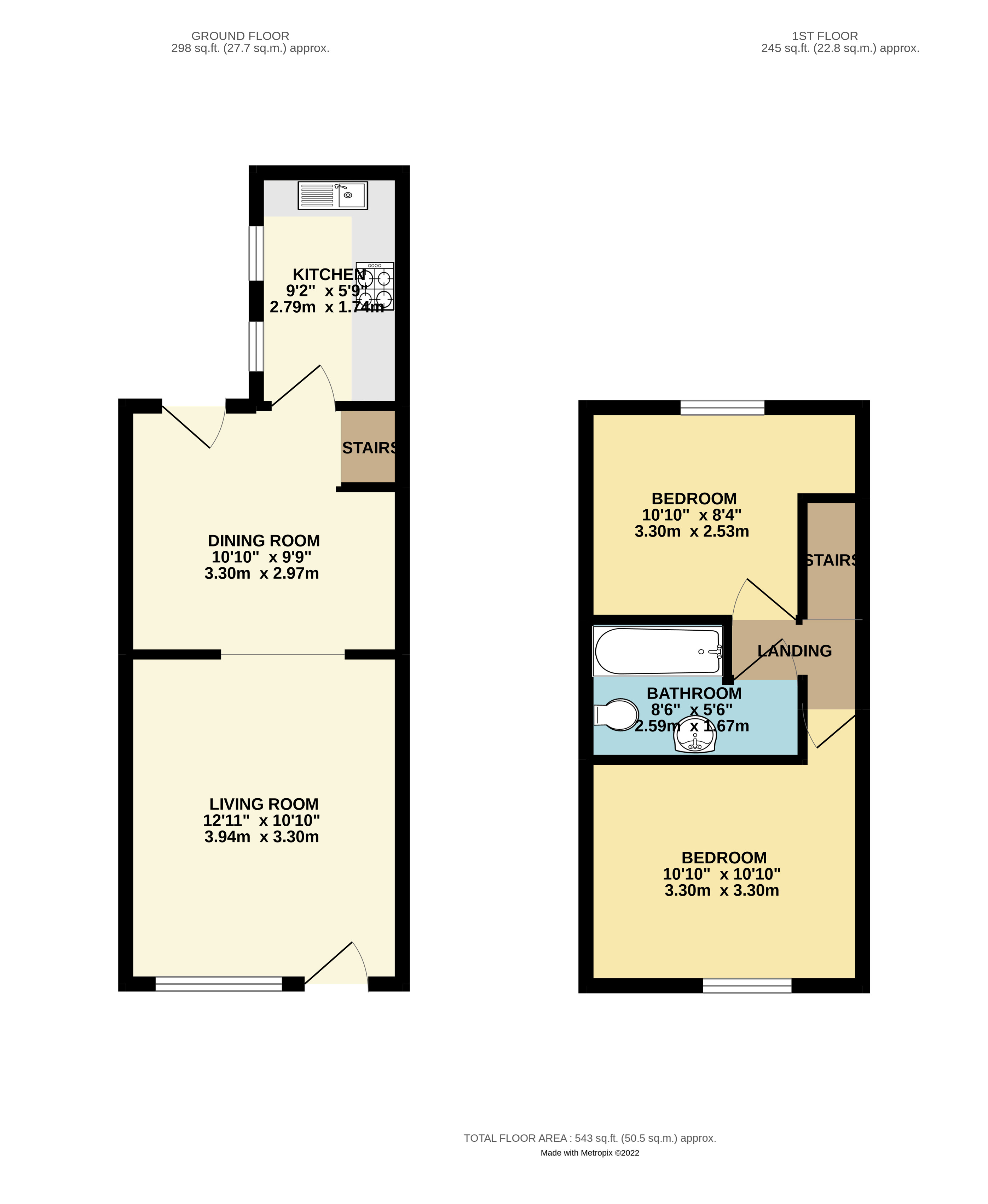 8, Orchard Grove, Manchester floorplan