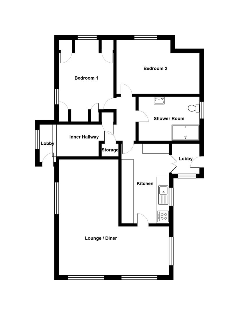 20, Hoburne Park, Swanage floorplan