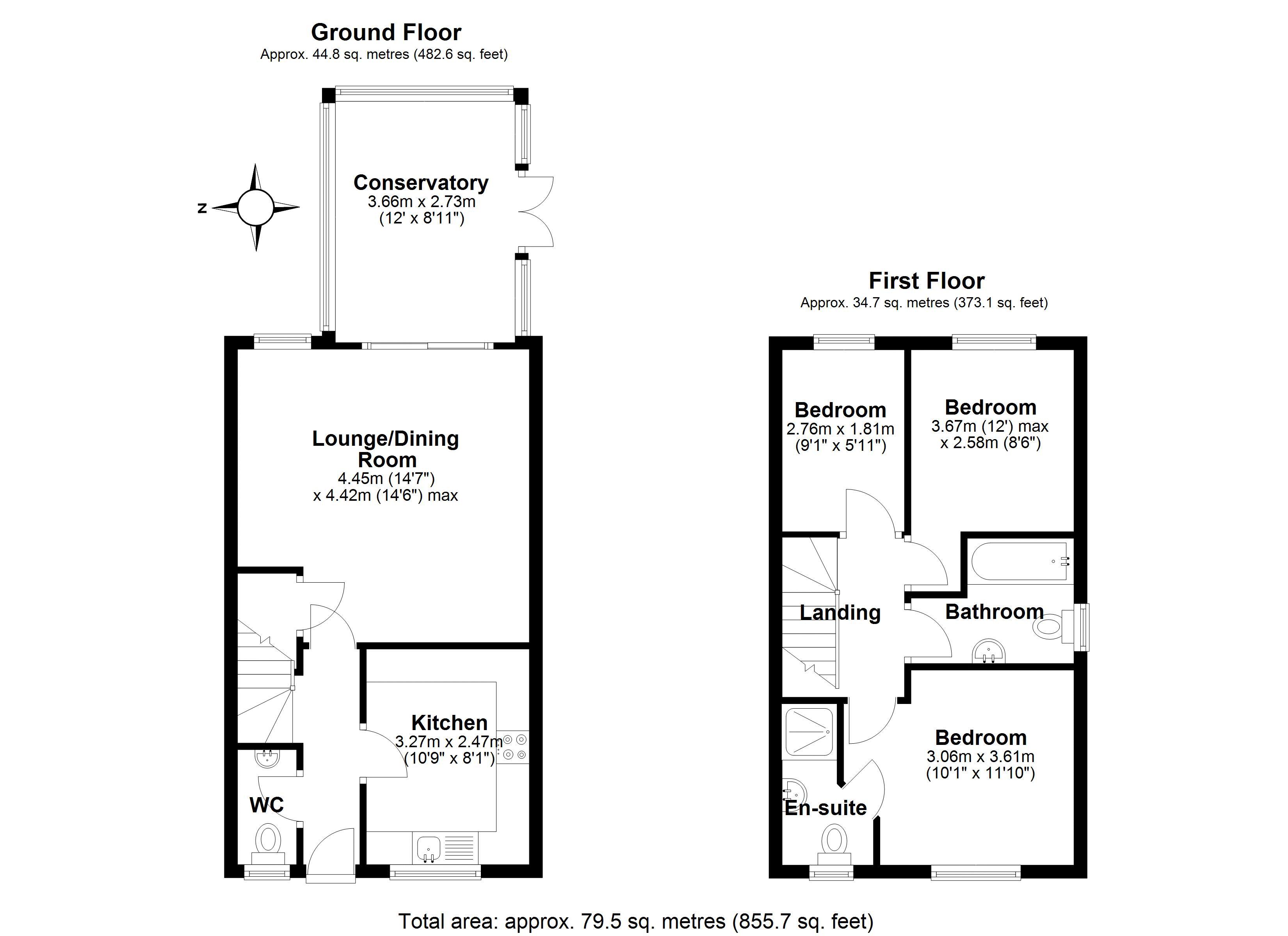 31, Ellis Peters Drive, Telford floorplan