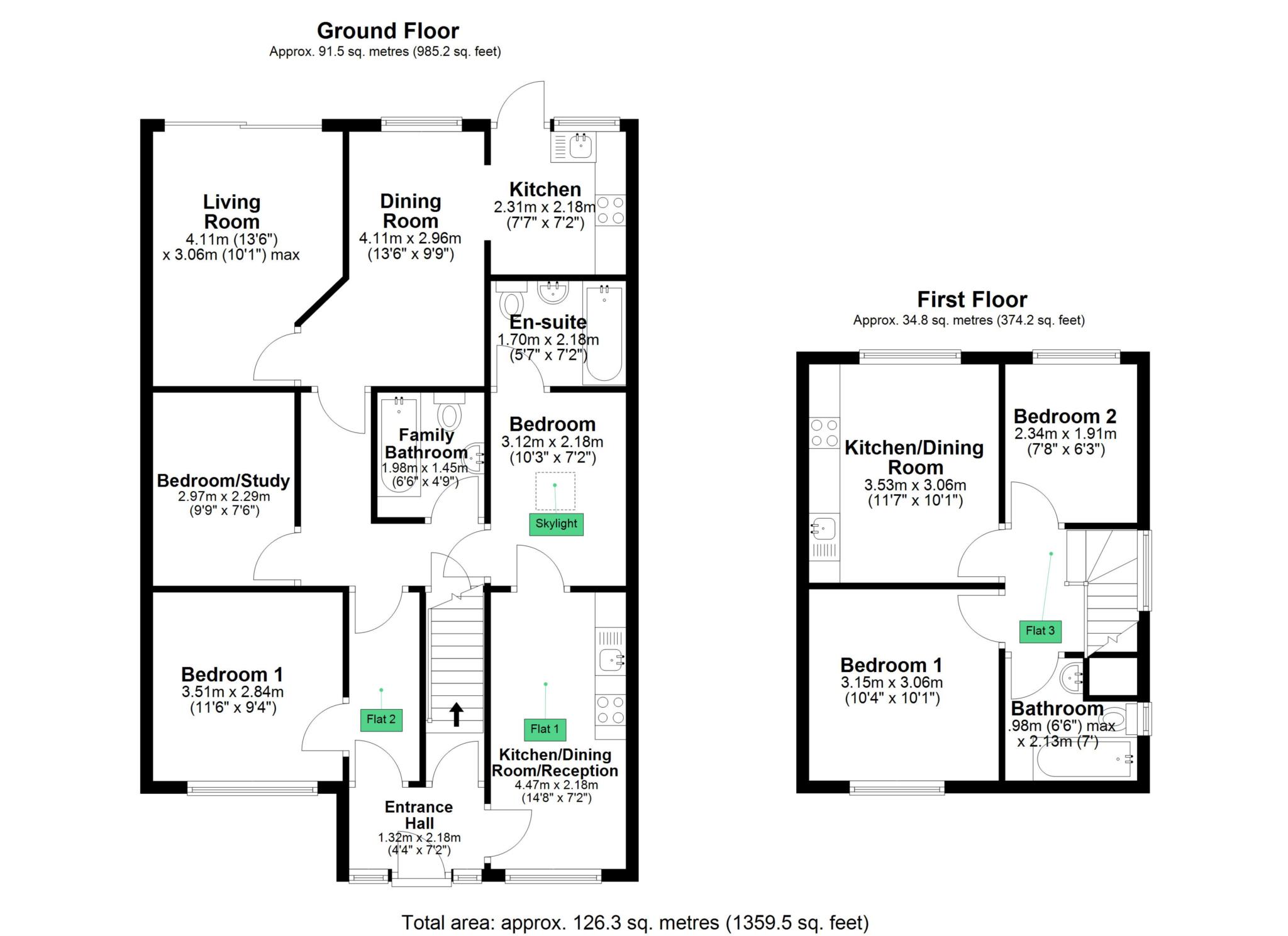 23, Nelson Road, Reading floorplan