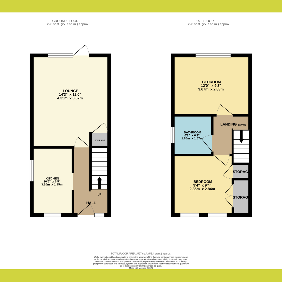 55, Buckingham Road, Hockley floorplan
