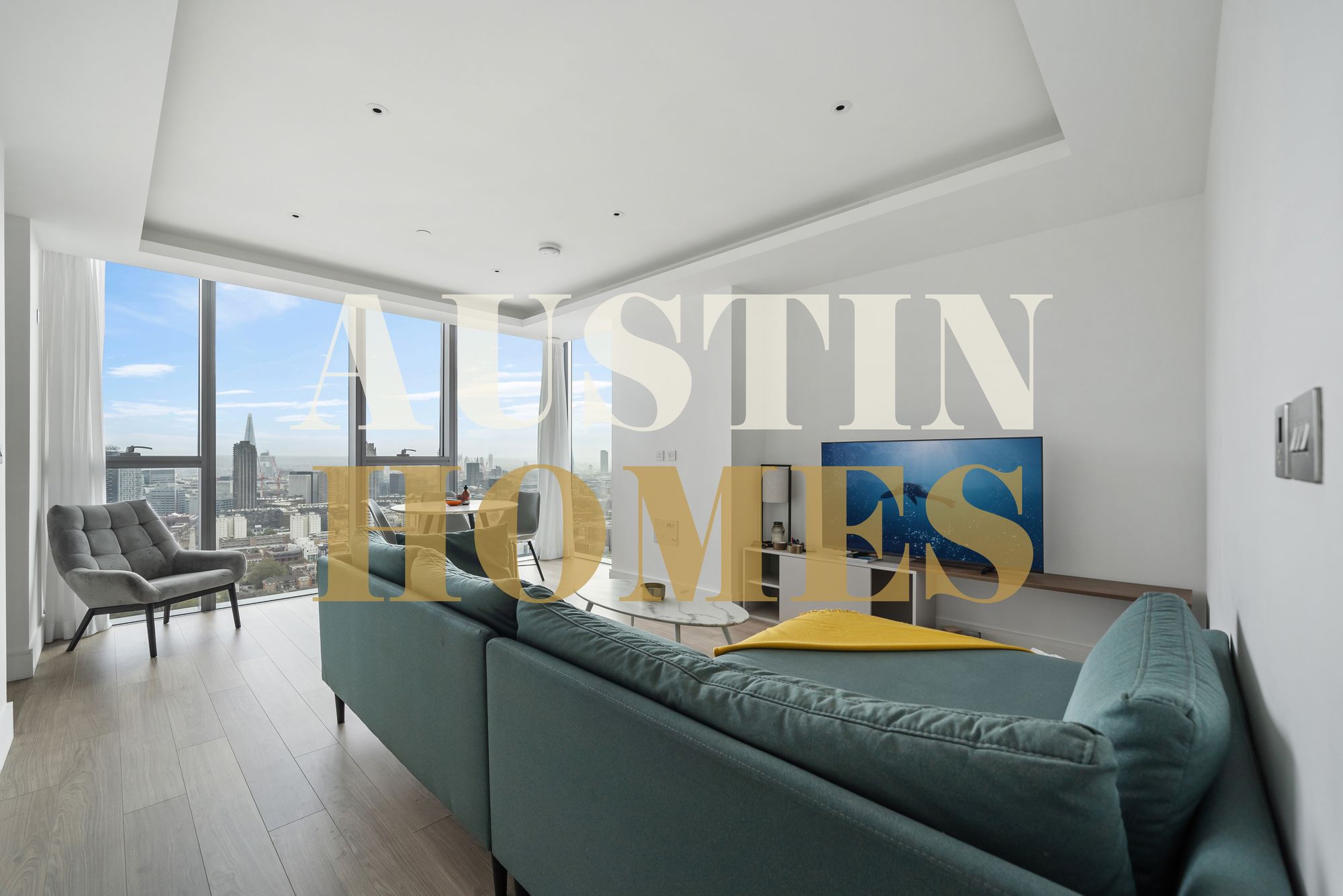 1-bed flat on Apt 191, Carrara Tower, London, £4,000/mo