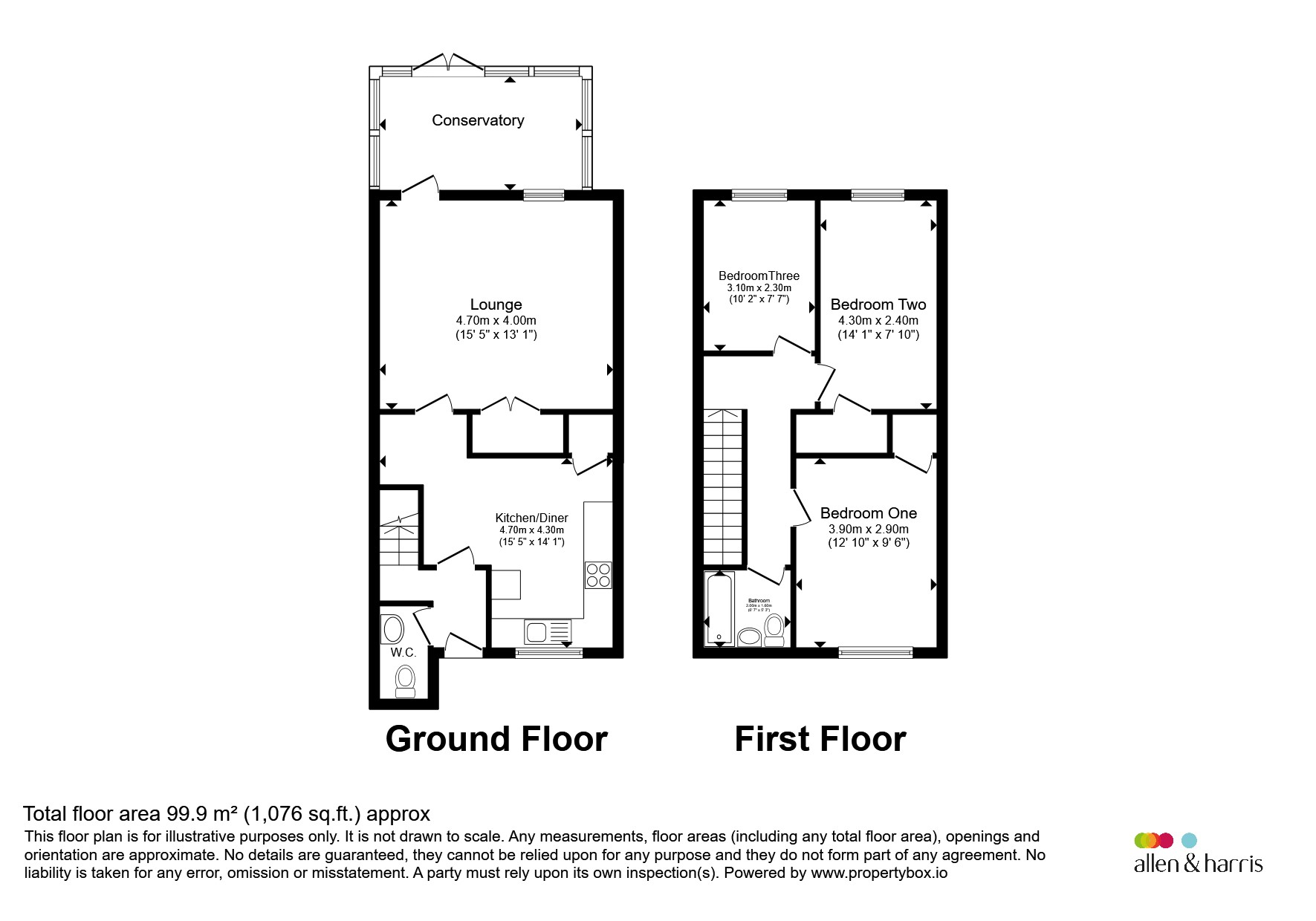 12, Christchurch Street East, FROME floorplan