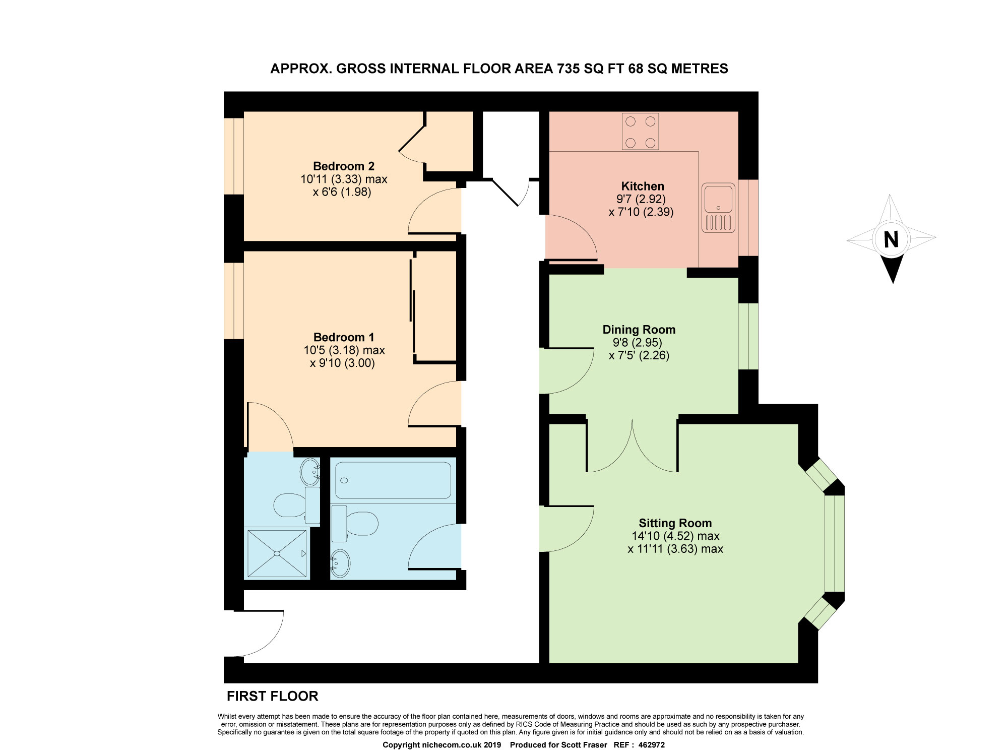 2 Bedrooms Flat to rent in Awgar Stone Road, Headington, Oxford OX3