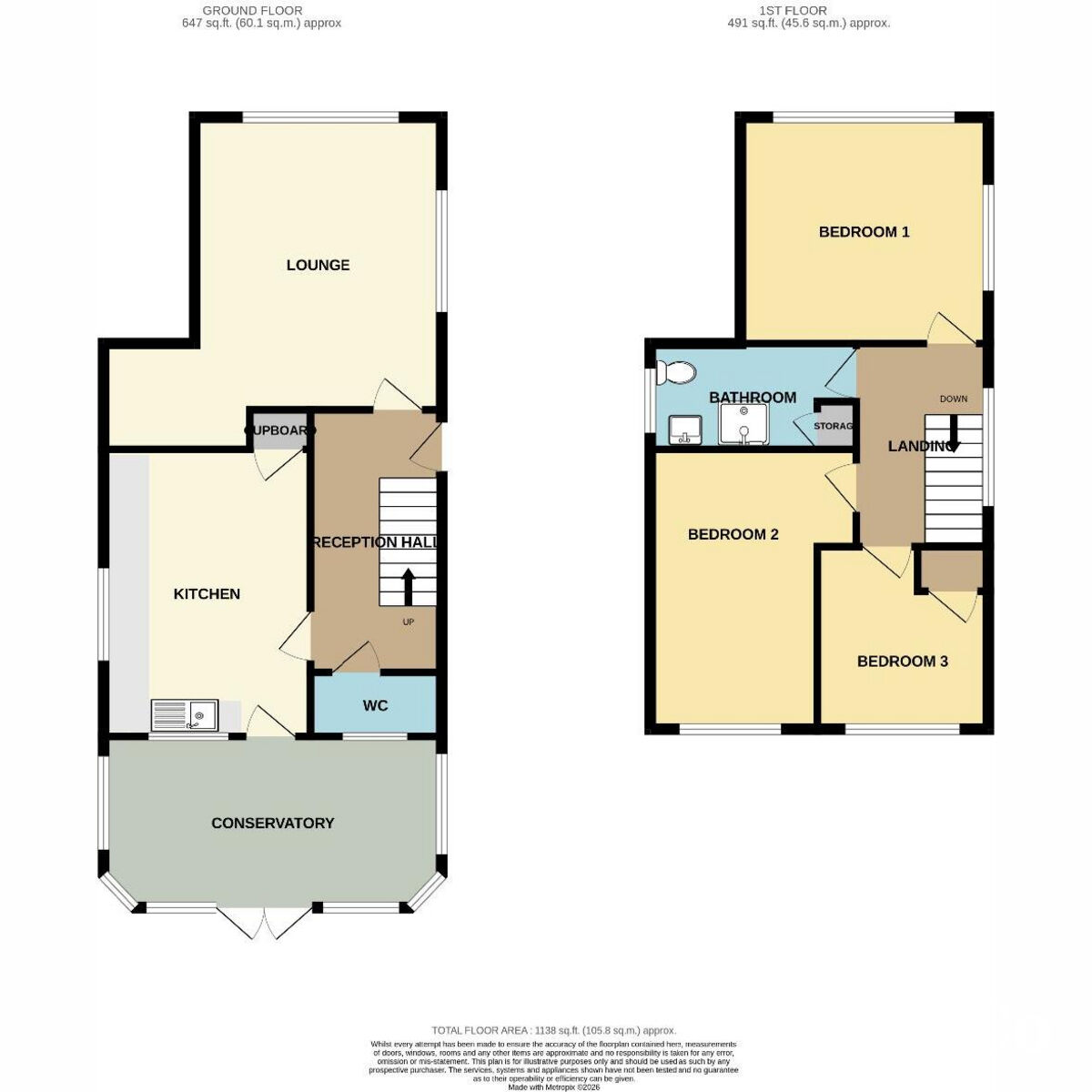 50, Holbek Road, Canvey Island floorplan