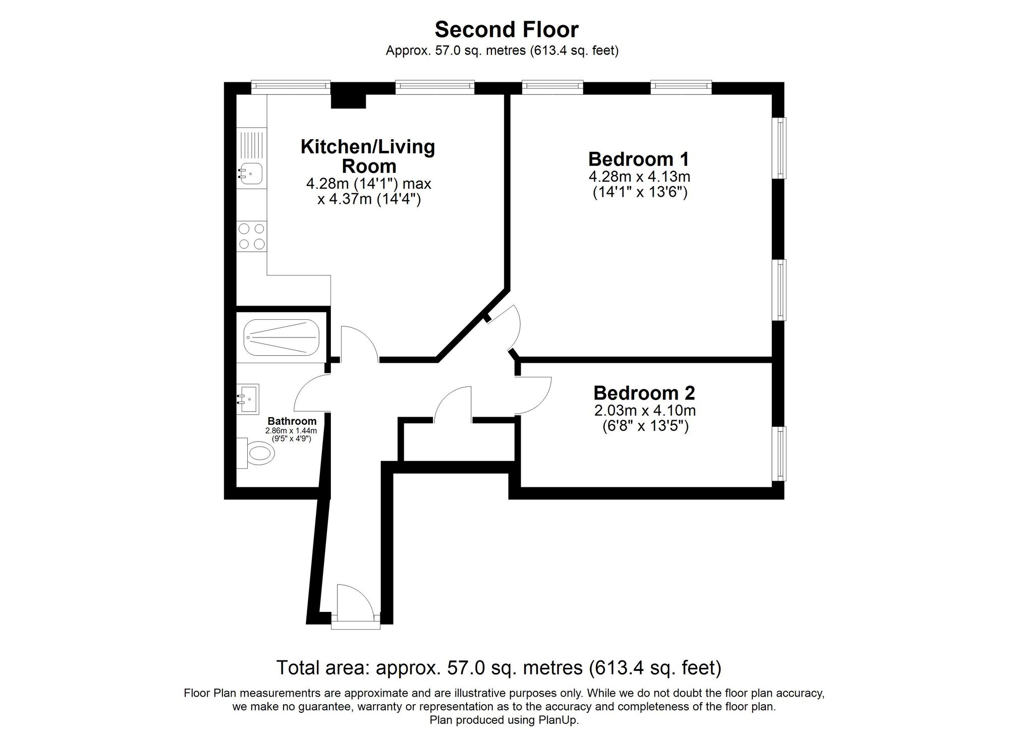 Flat 3, Wellington House Wellington Street, Newmarket floorplan