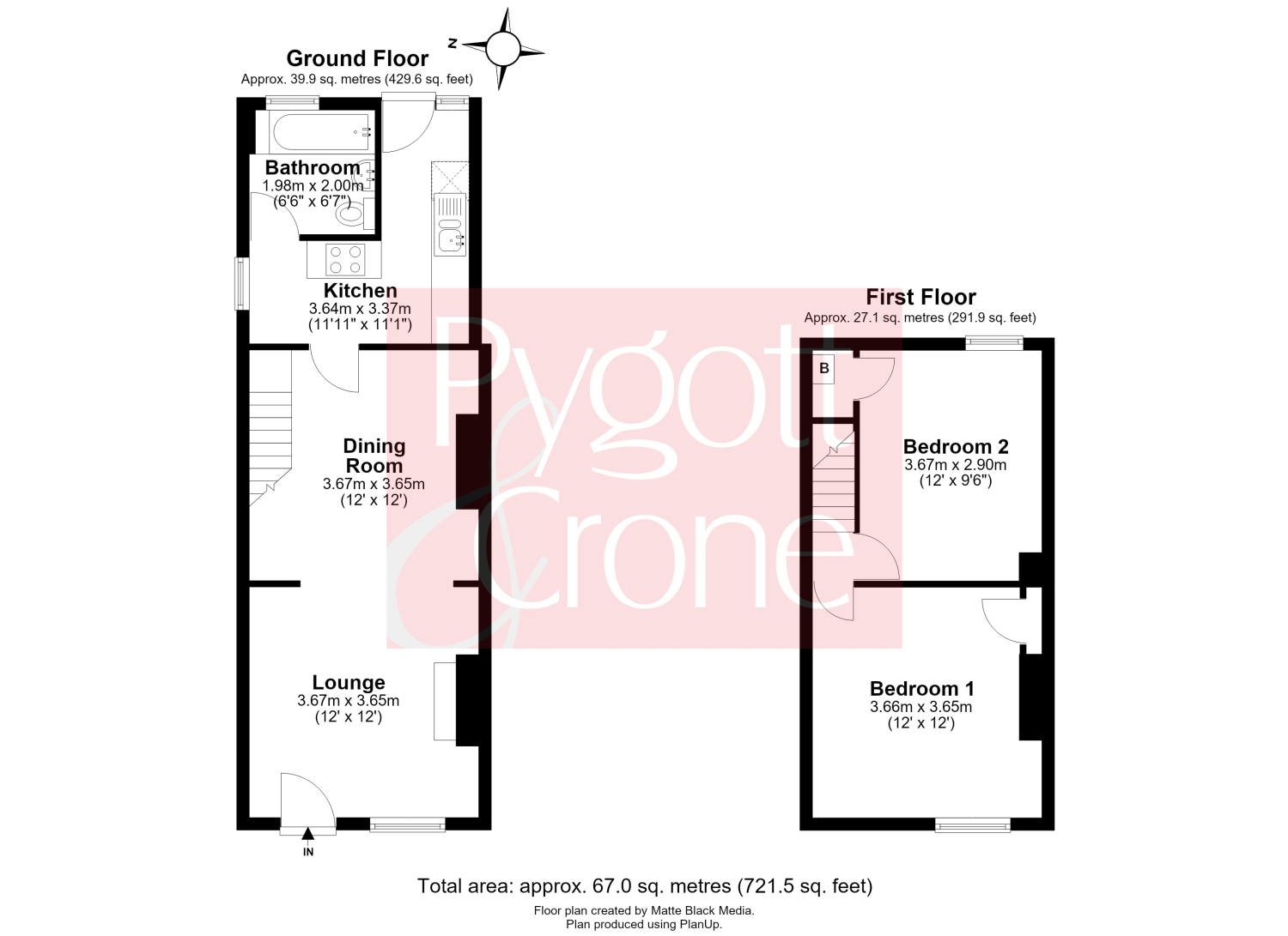 54, Willoughby Road, Boston floorplan