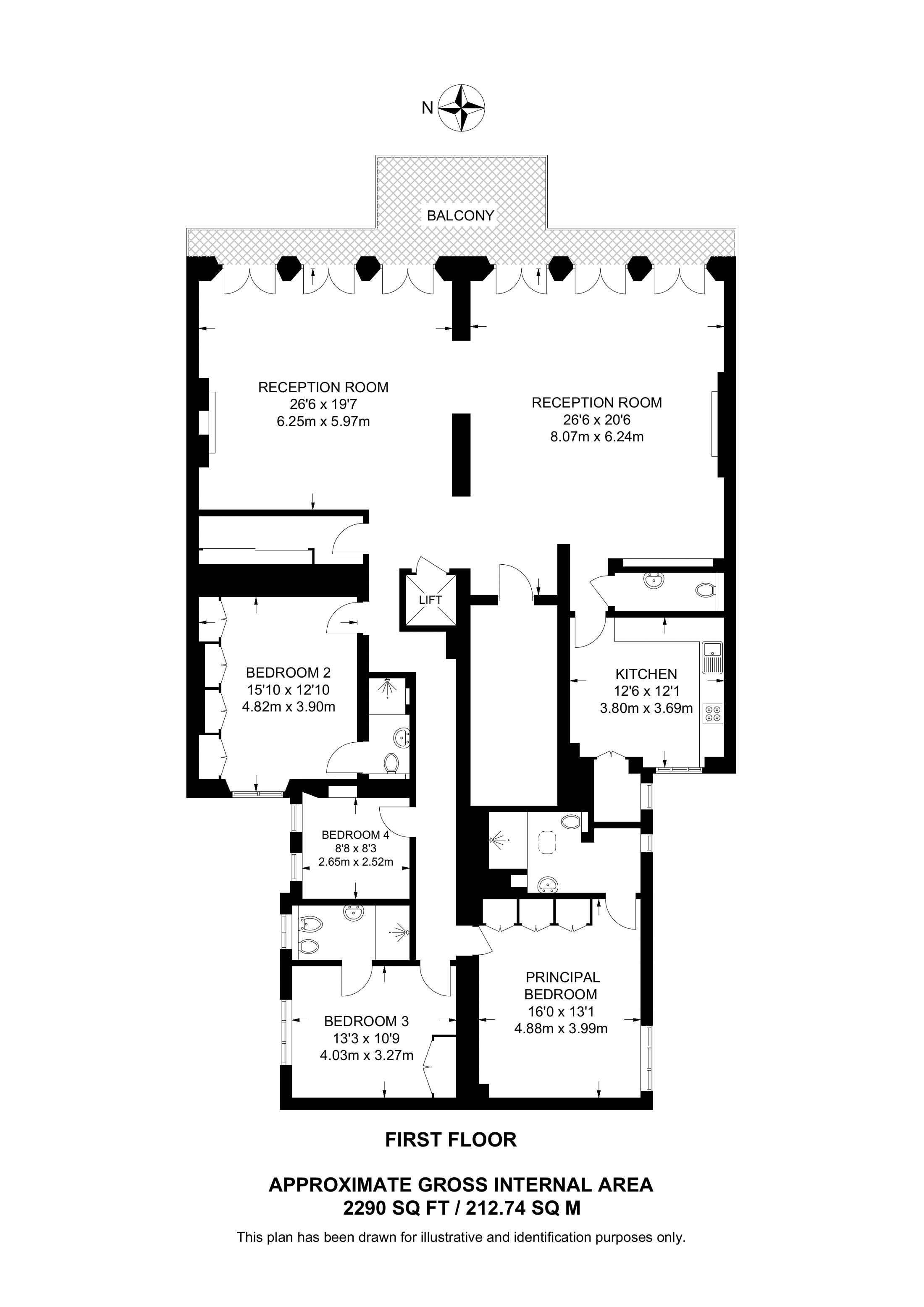 Queens Gate, South Kensington floorplan