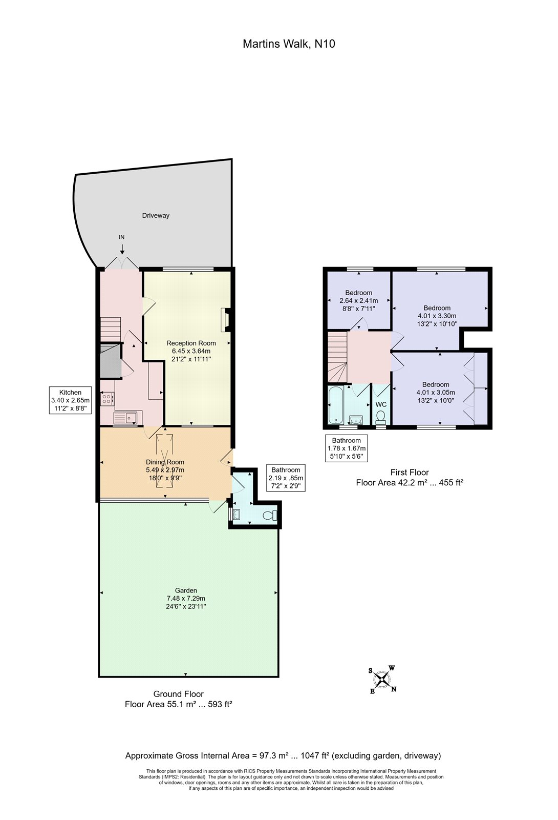 6, Martins Walk, London floorplan