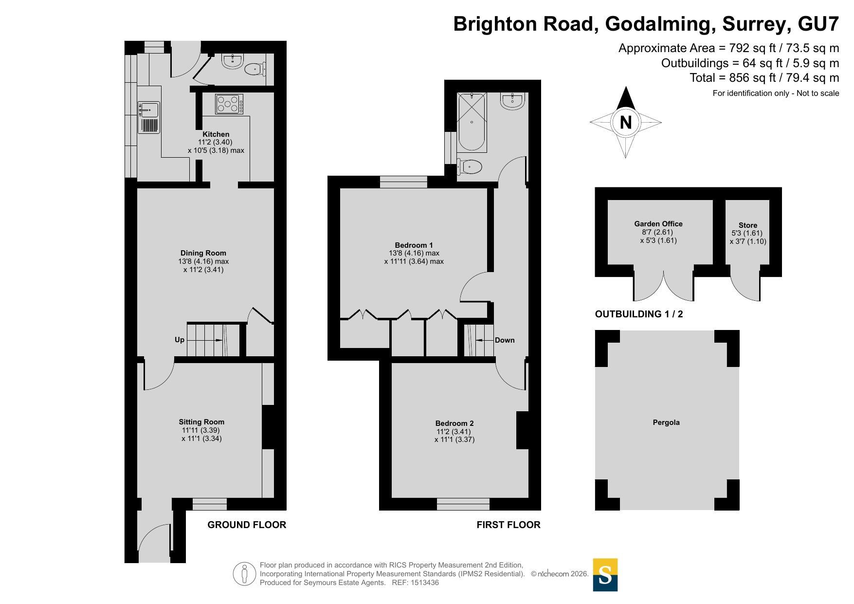 185, Brighton Road, Surrey floorplan