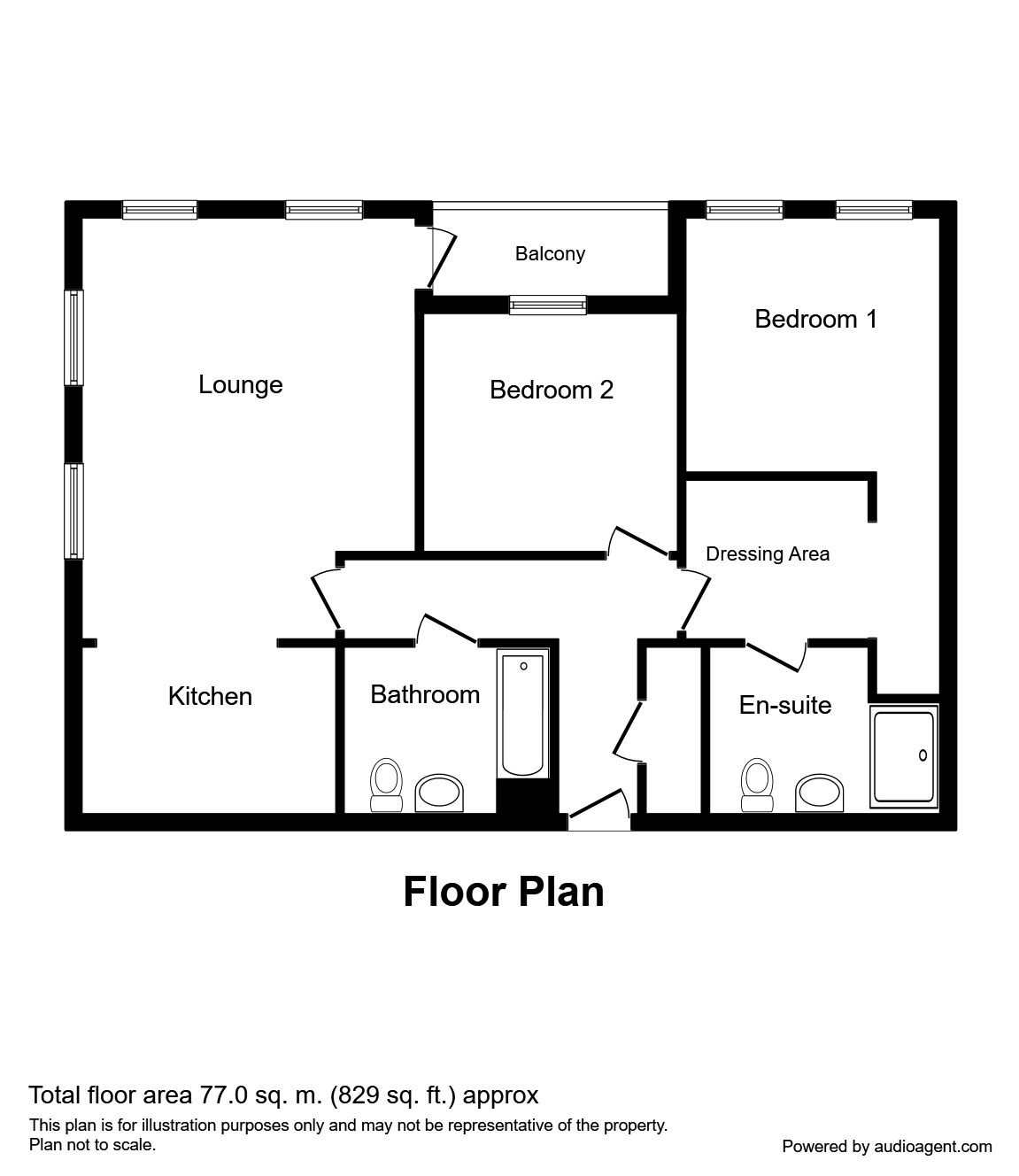 2 Bedrooms Flat for sale in The Quays, Salford M50