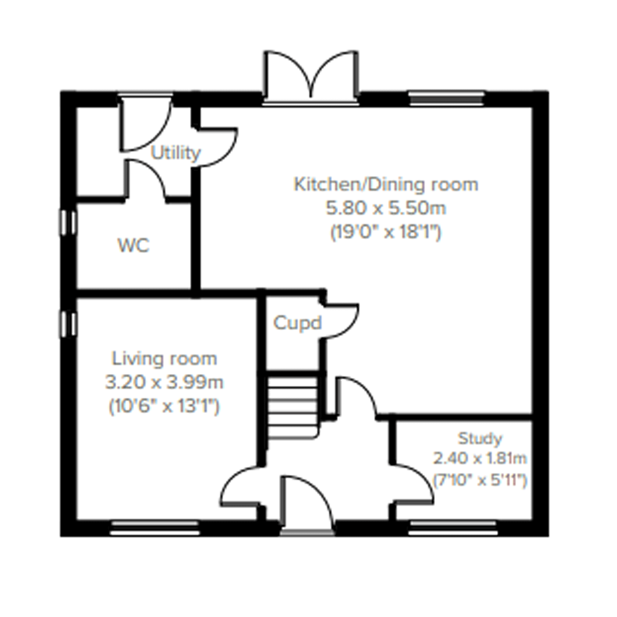 150, Manor Road, Selsey floorplan
