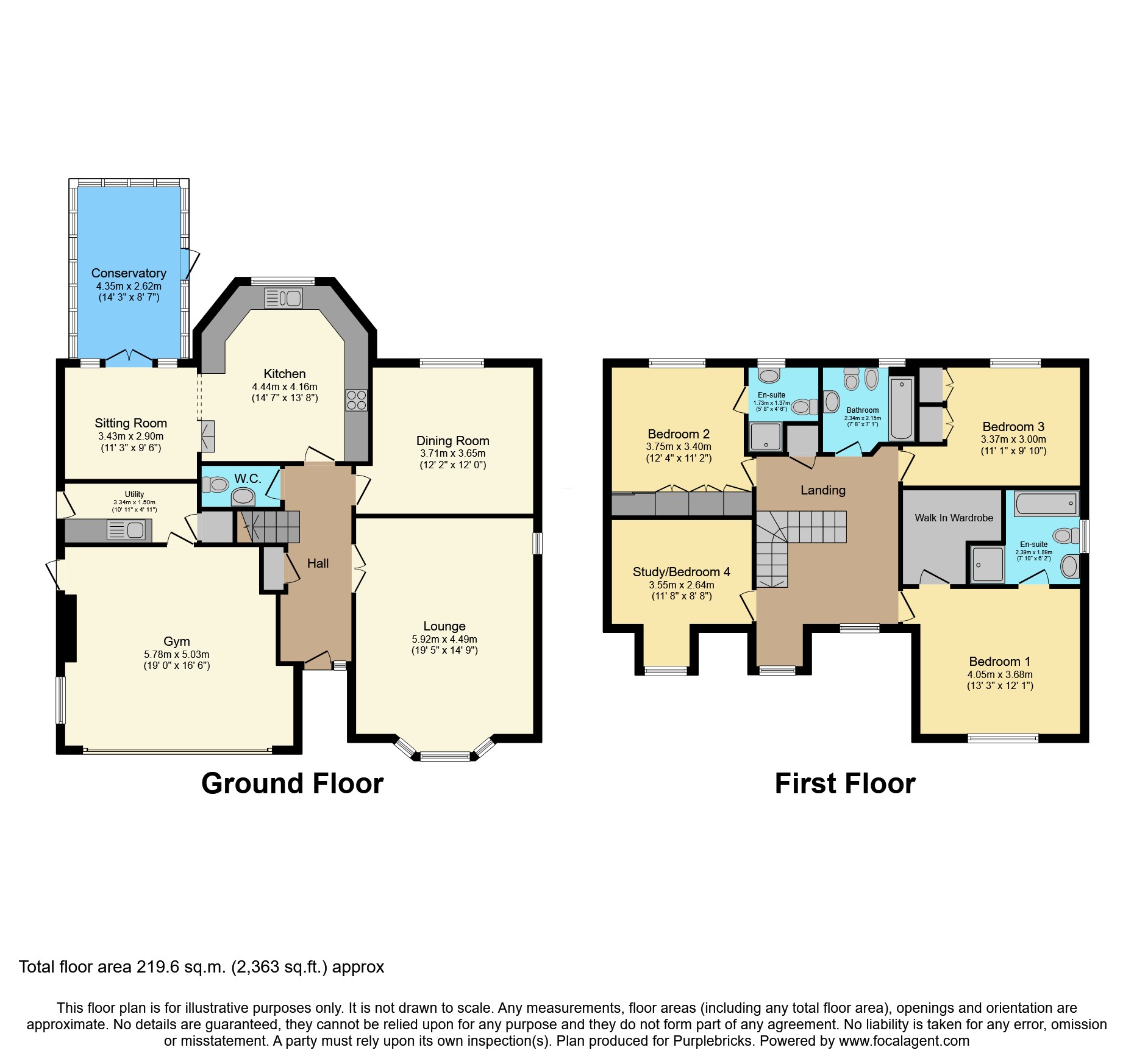 5, Eversham Close, Southport floorplan