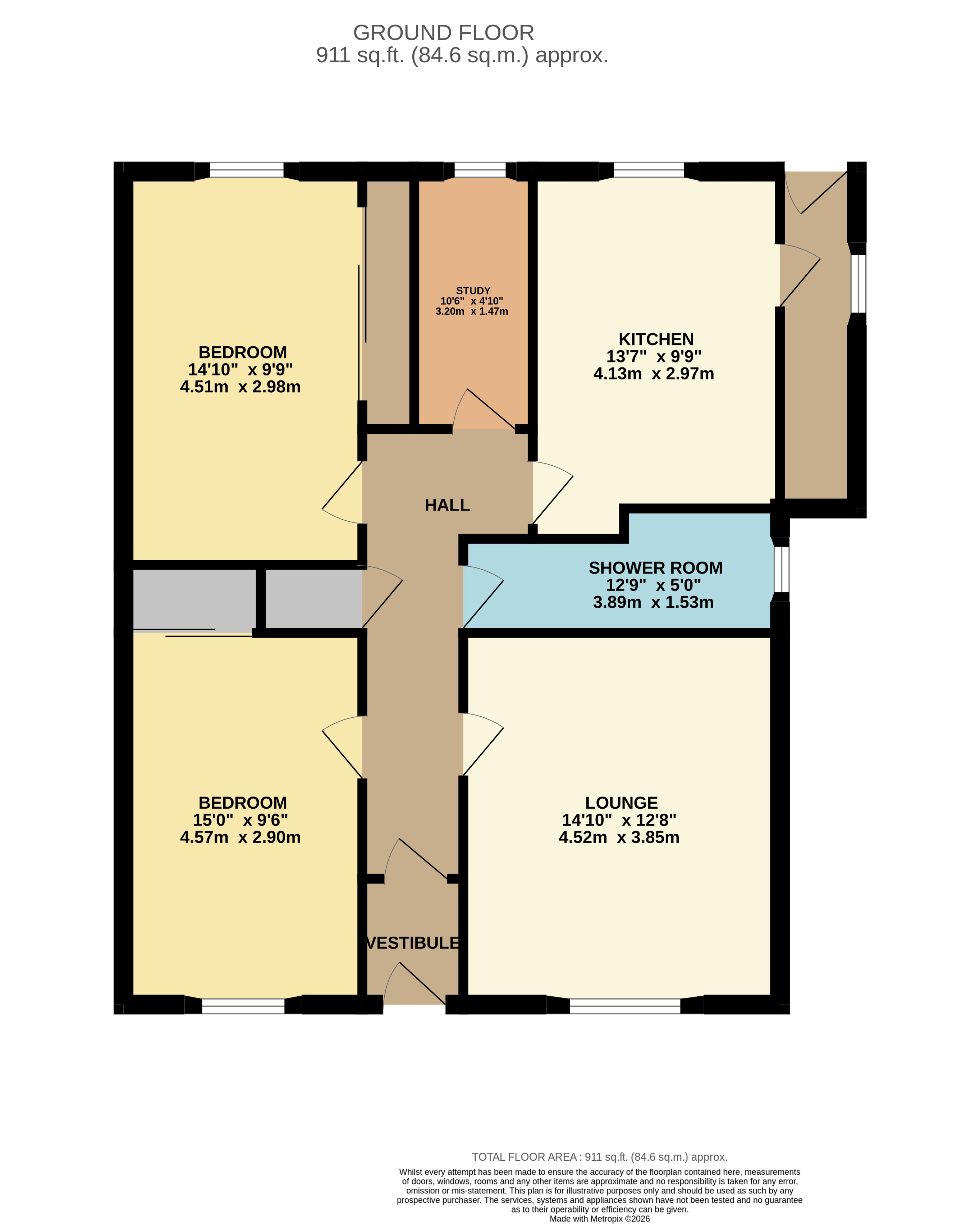 5 Kirkland Villas,, Kirkland, Leven floorplan