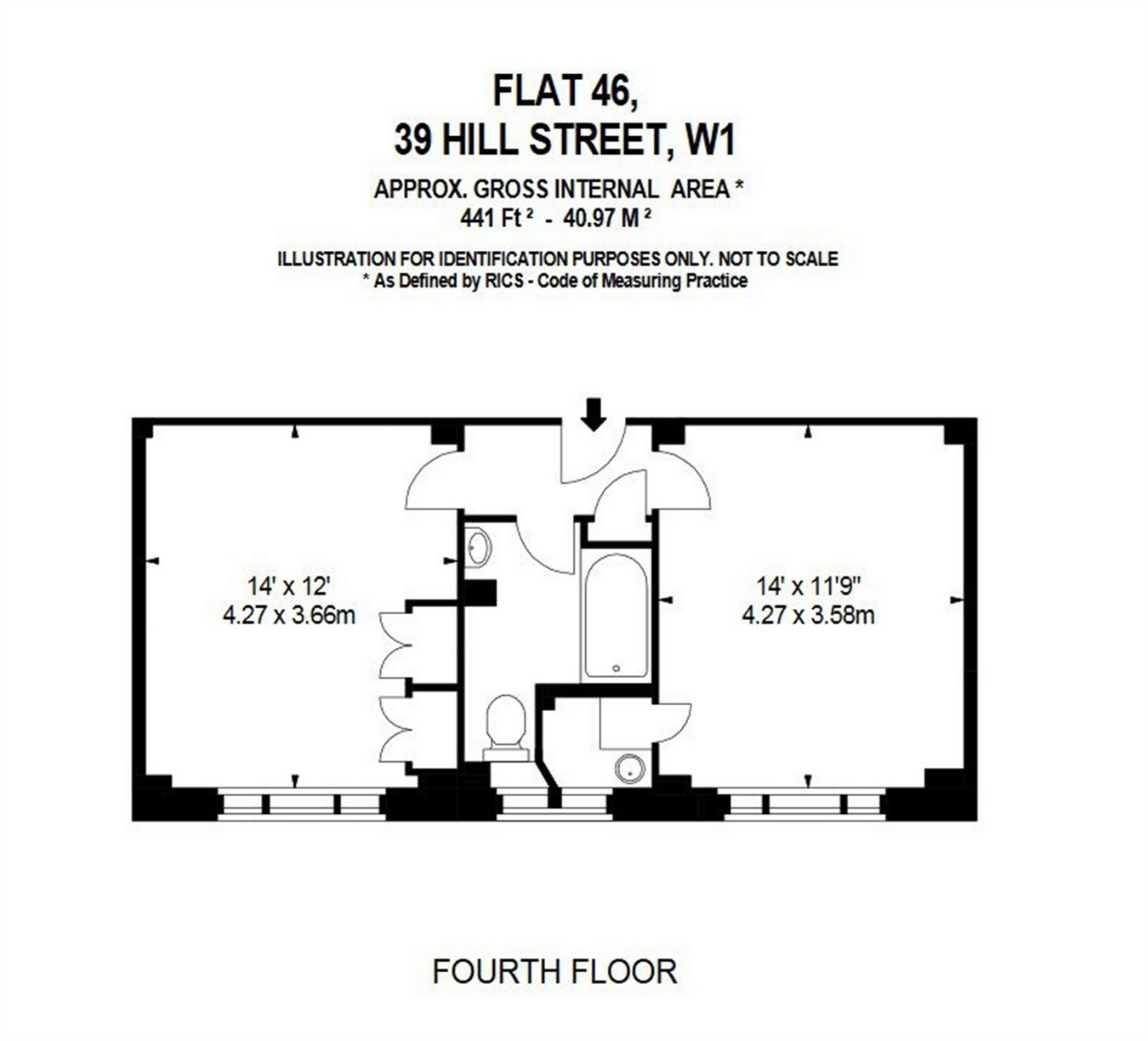 1 Bedrooms Flat to rent in Hill Street, London W1J