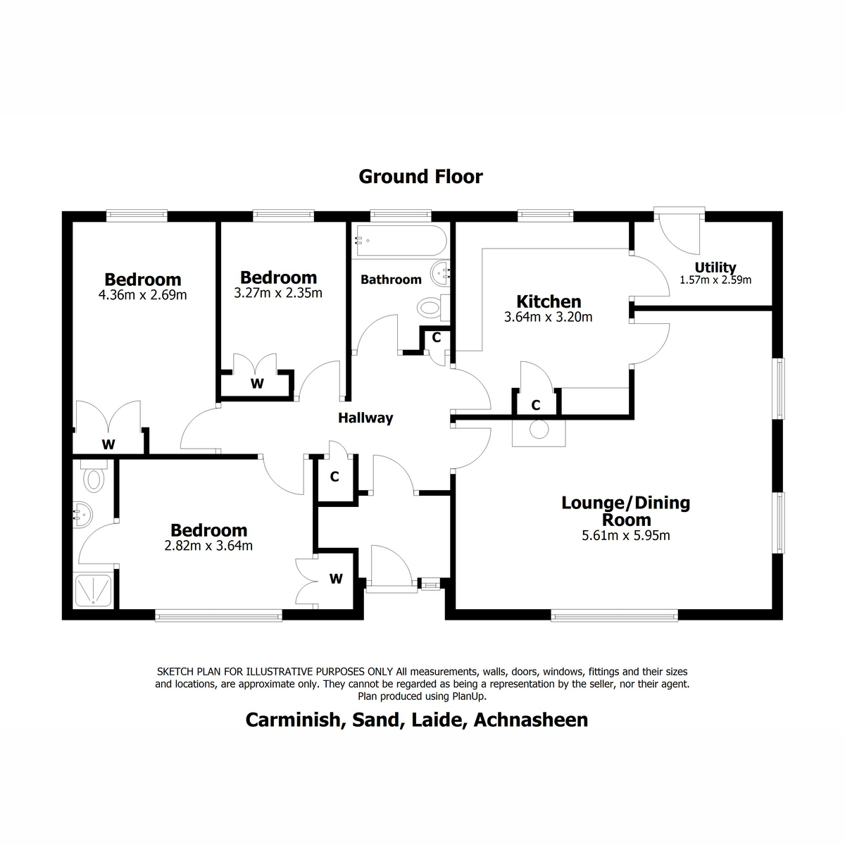 Carminish, Sand, Achnasheen floorplan