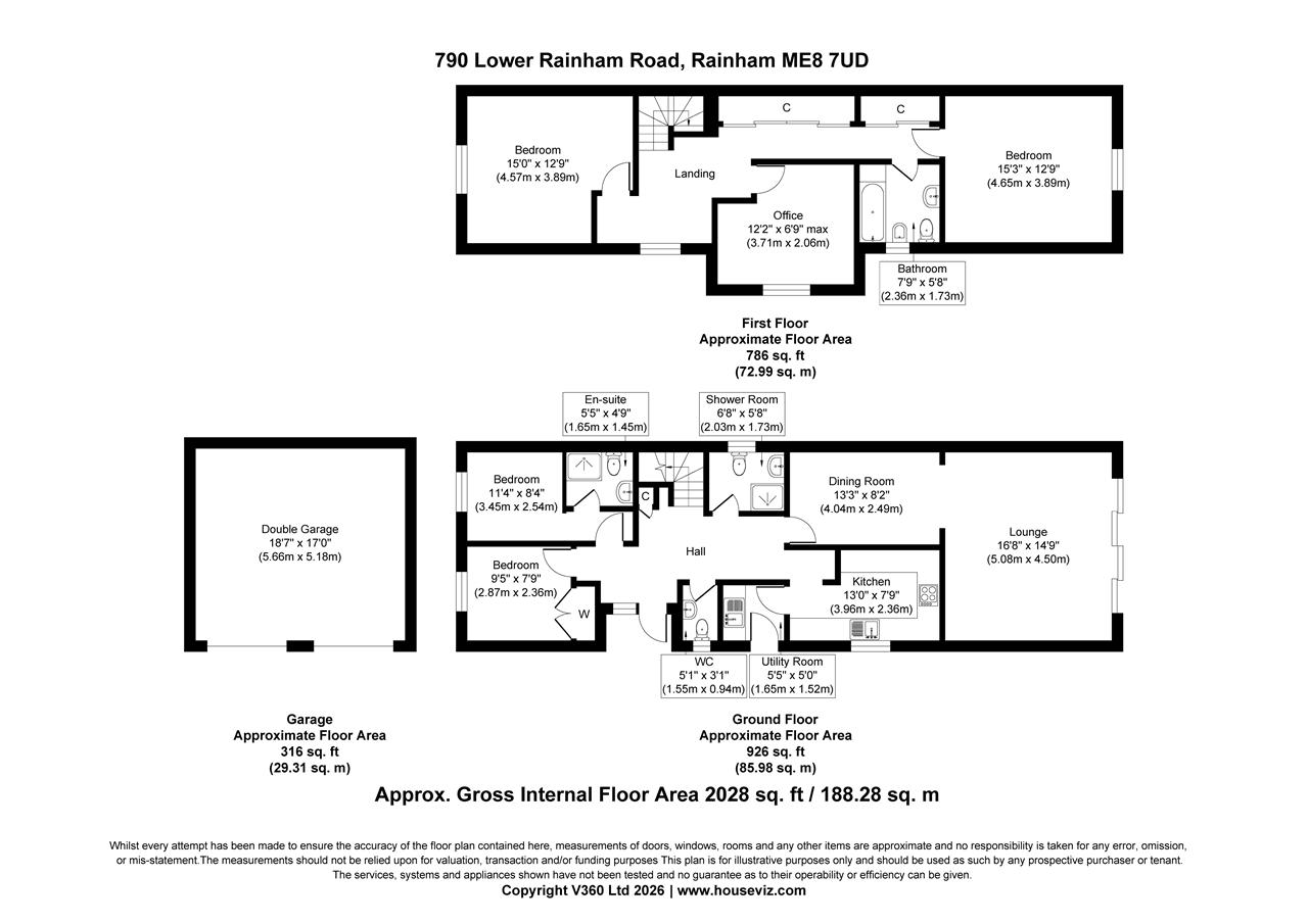 790, Lower Rainham Road, Rainham floorplan