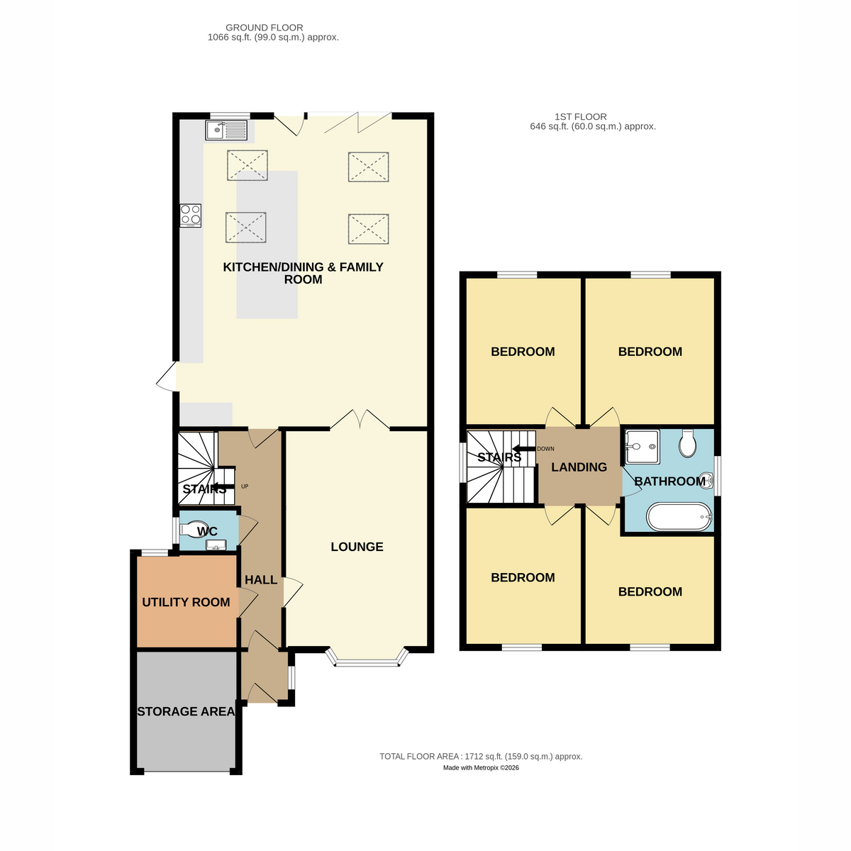 High Road, South Benfleet floorplan
