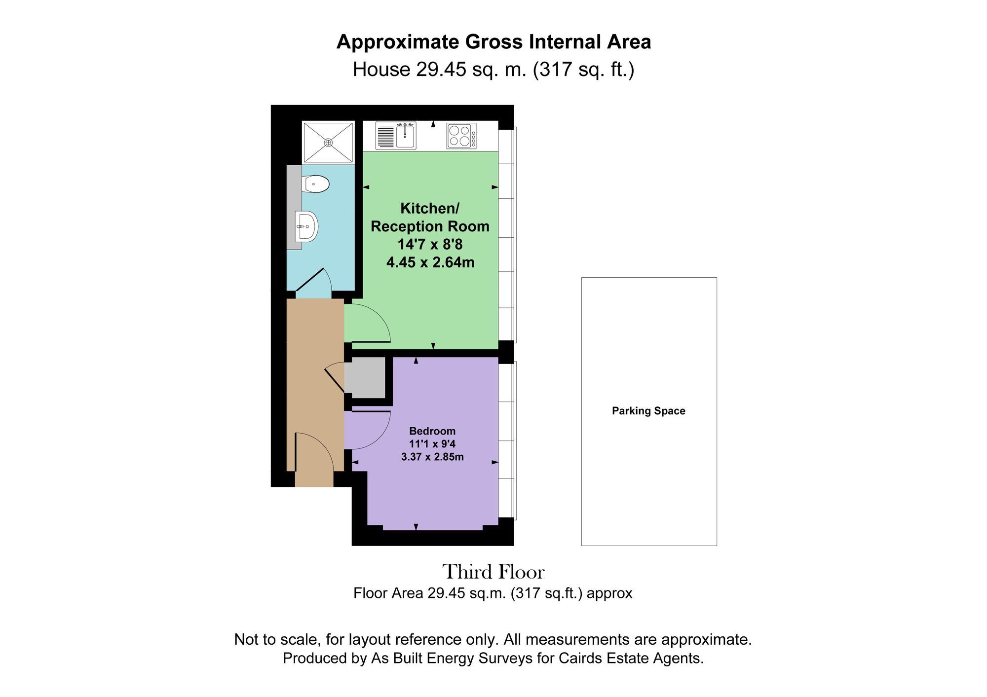 Flat 8, Jukes House, Epsom floorplan