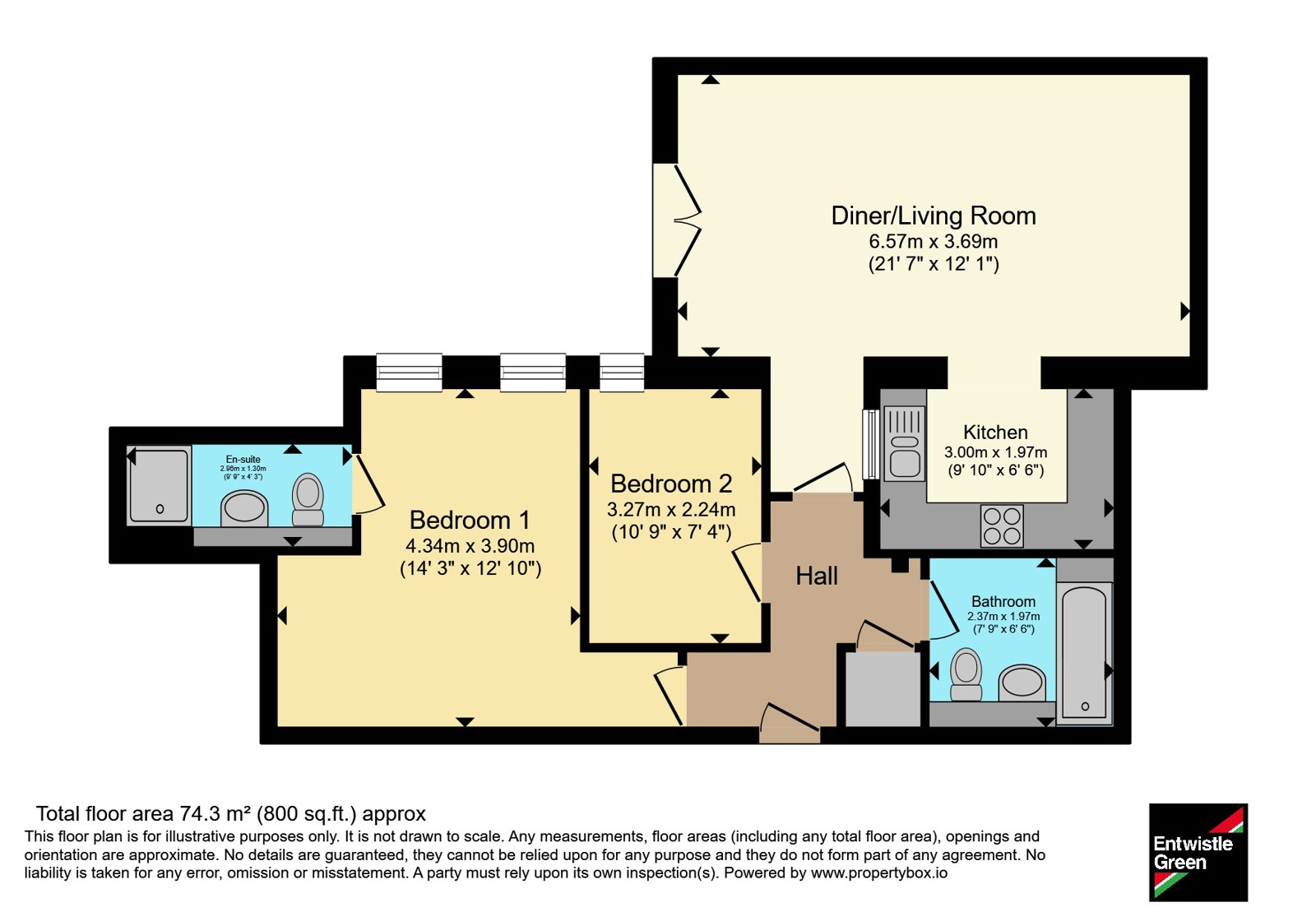 Kershaw Drive, Lancashire floorplan