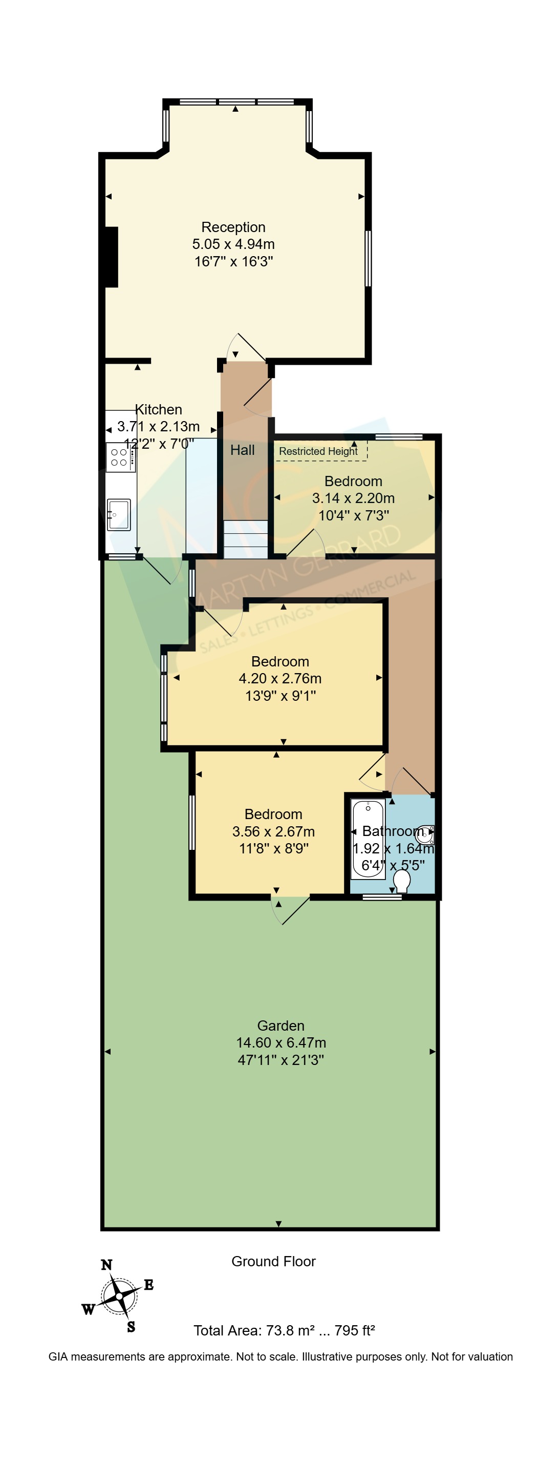 101a, Nelson Road, London floorplan