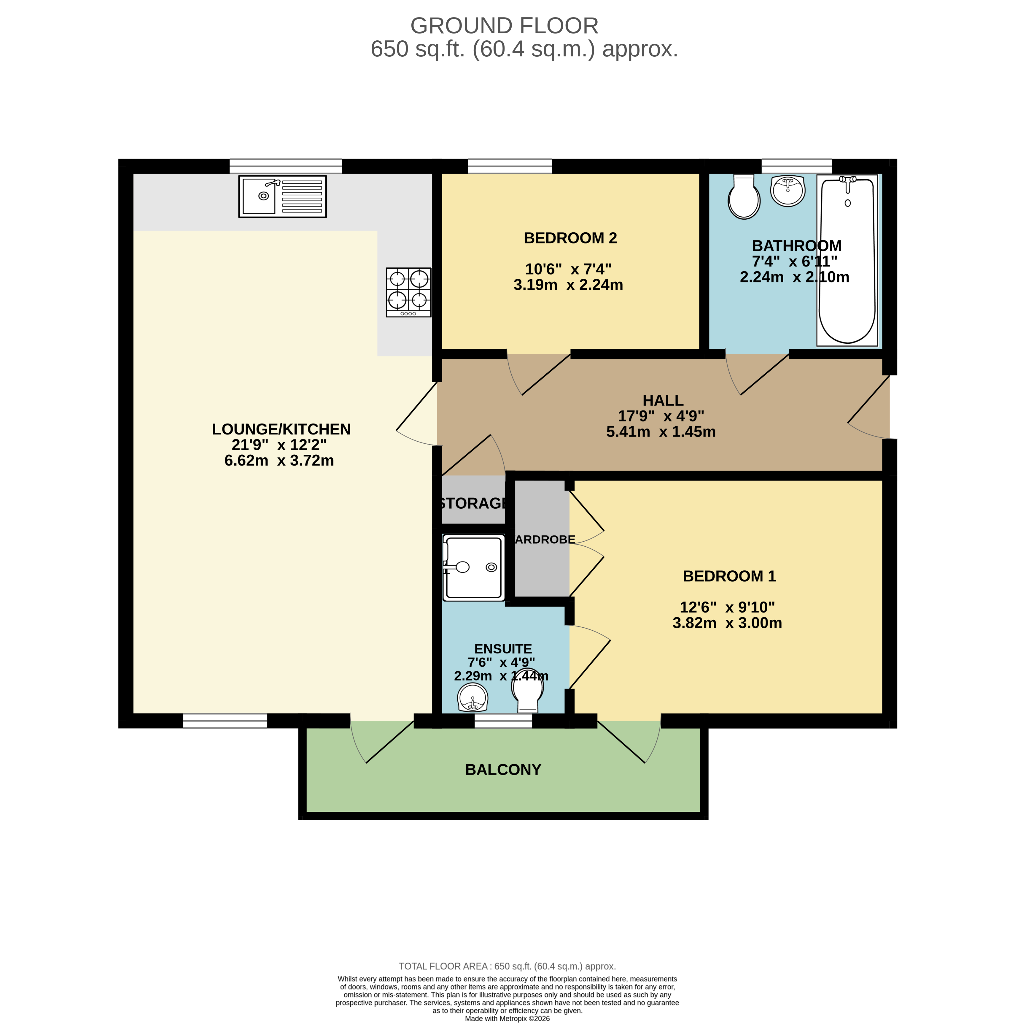 35, Torino Way, South Ockendon floorplan
