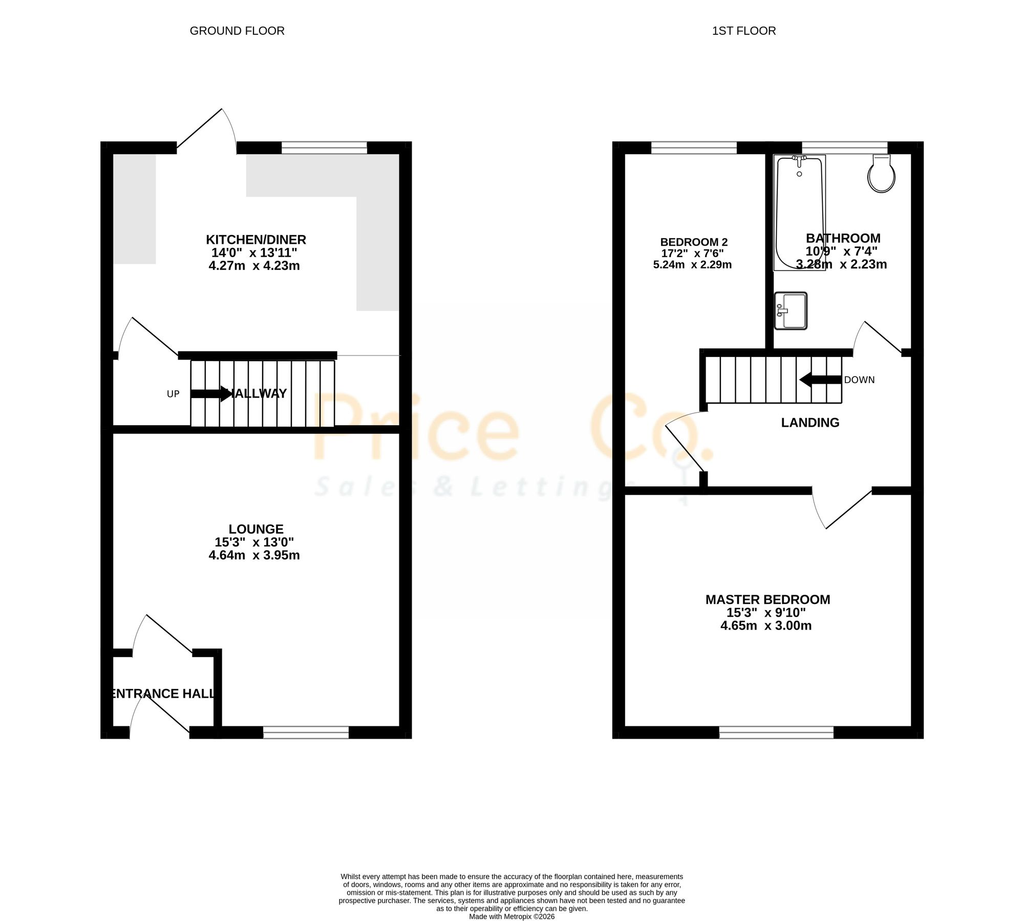 352 Park Road, Bolton floorplan