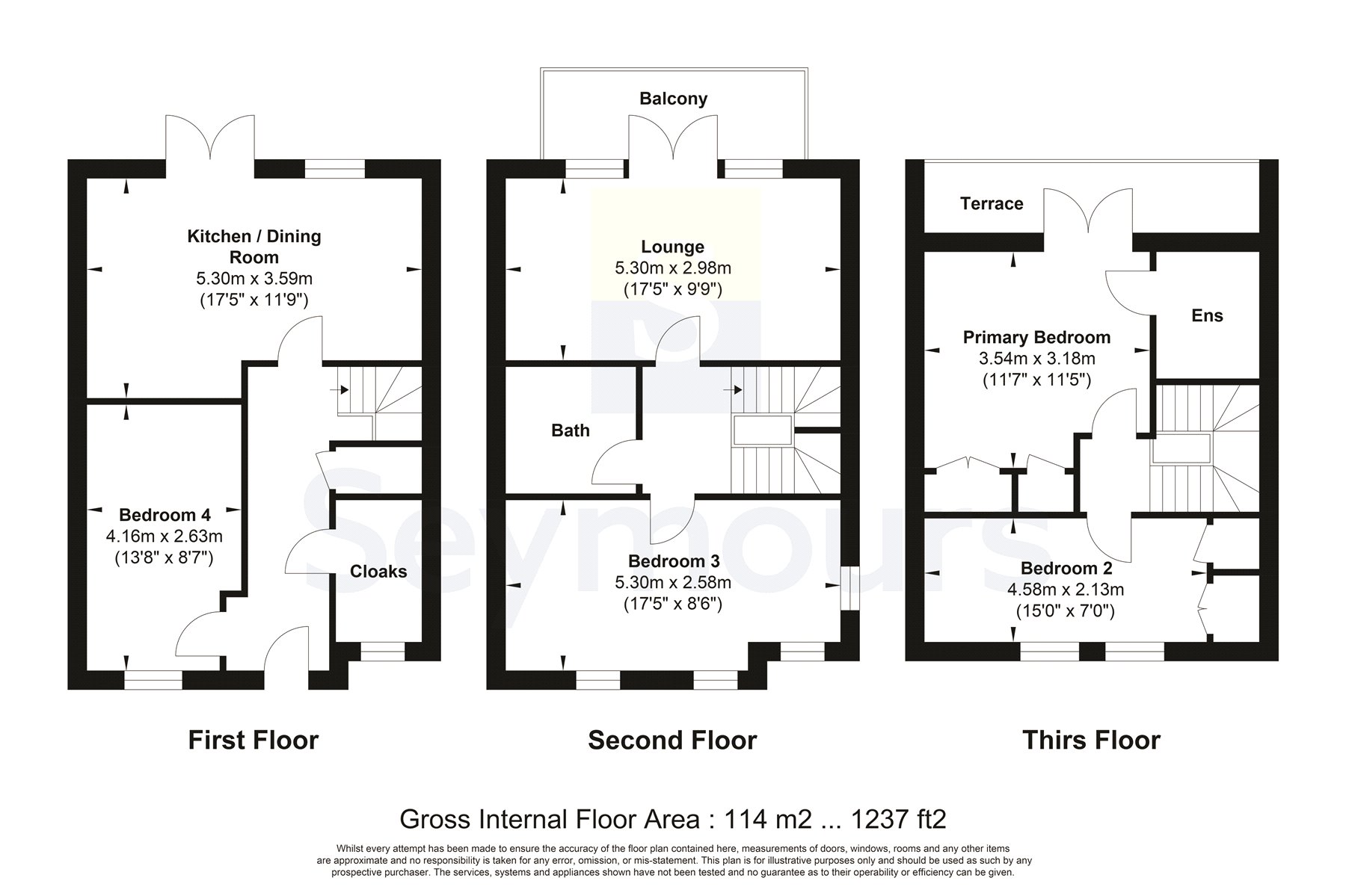 5, Bullock Crescent, Surrey floorplan