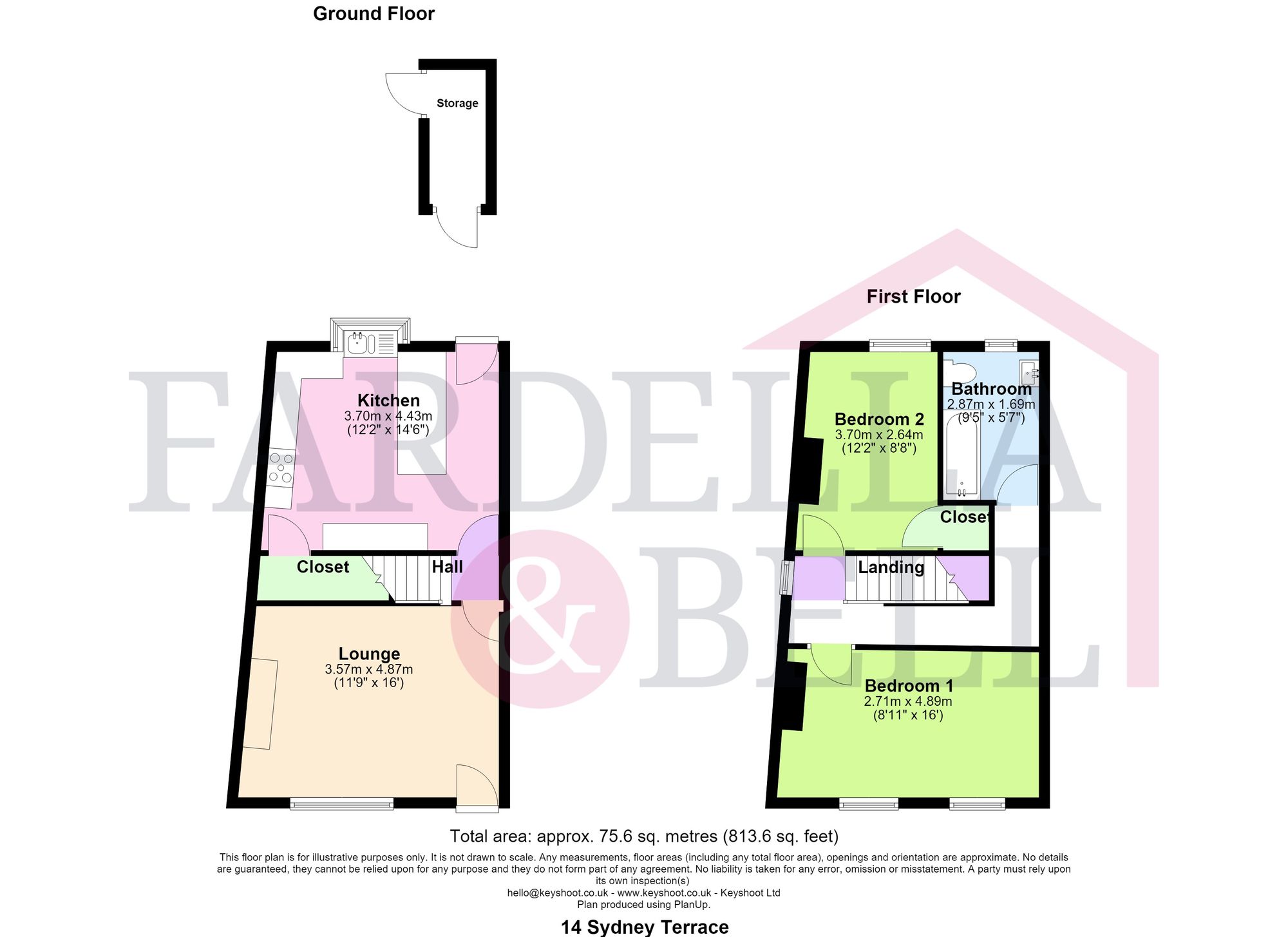 14 Sydney Terrace, Colne floorplan