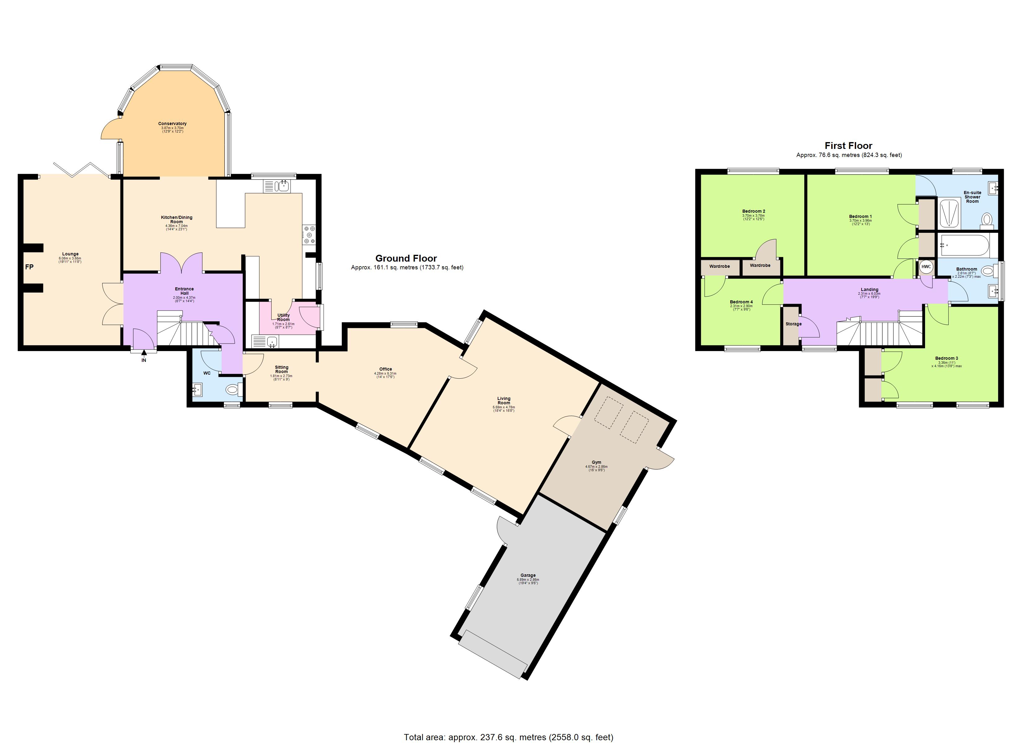 24, Woodland Rise, Dunstable floorplan