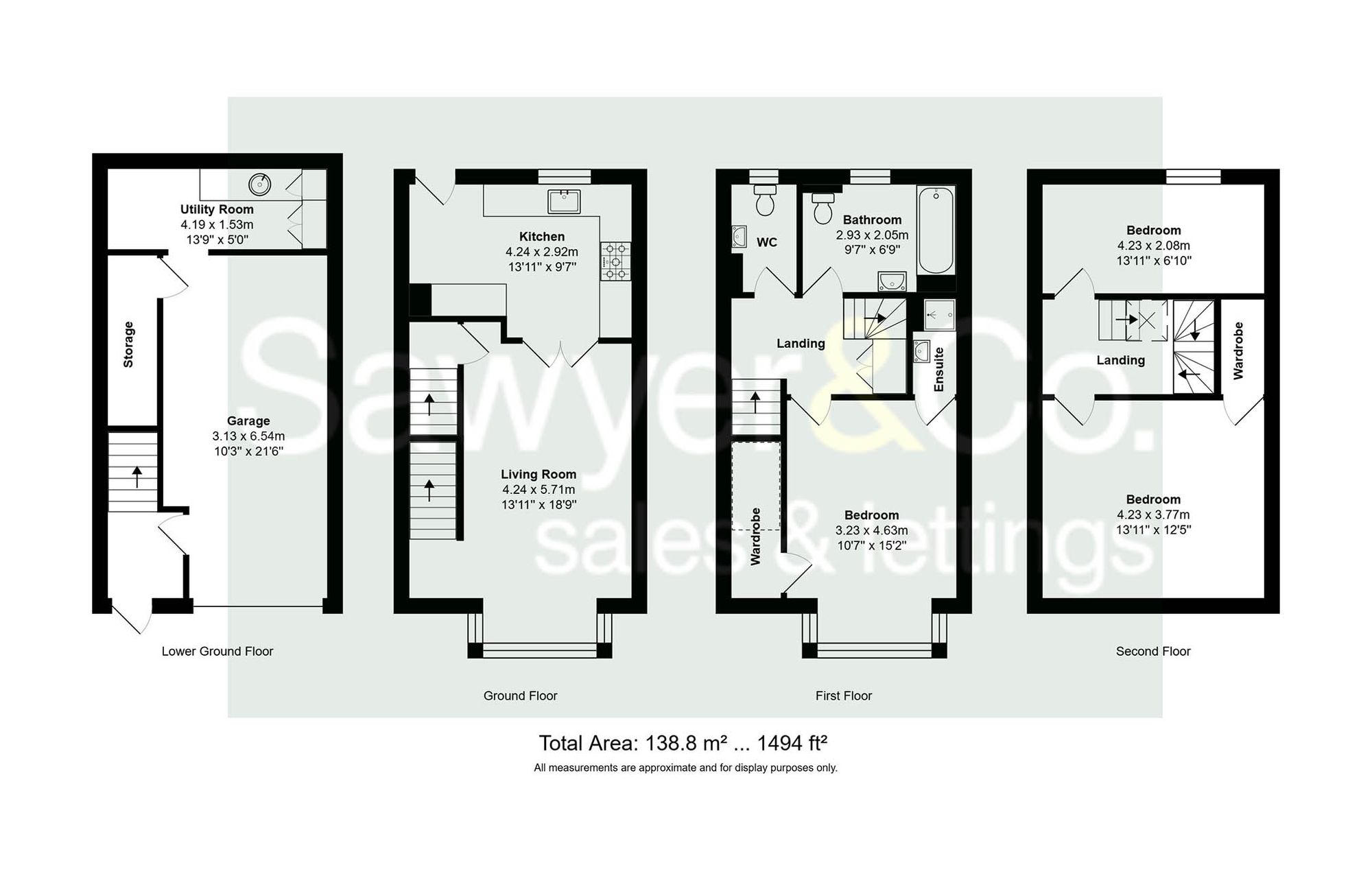 6 Bristol Gardens, Brighton floorplan