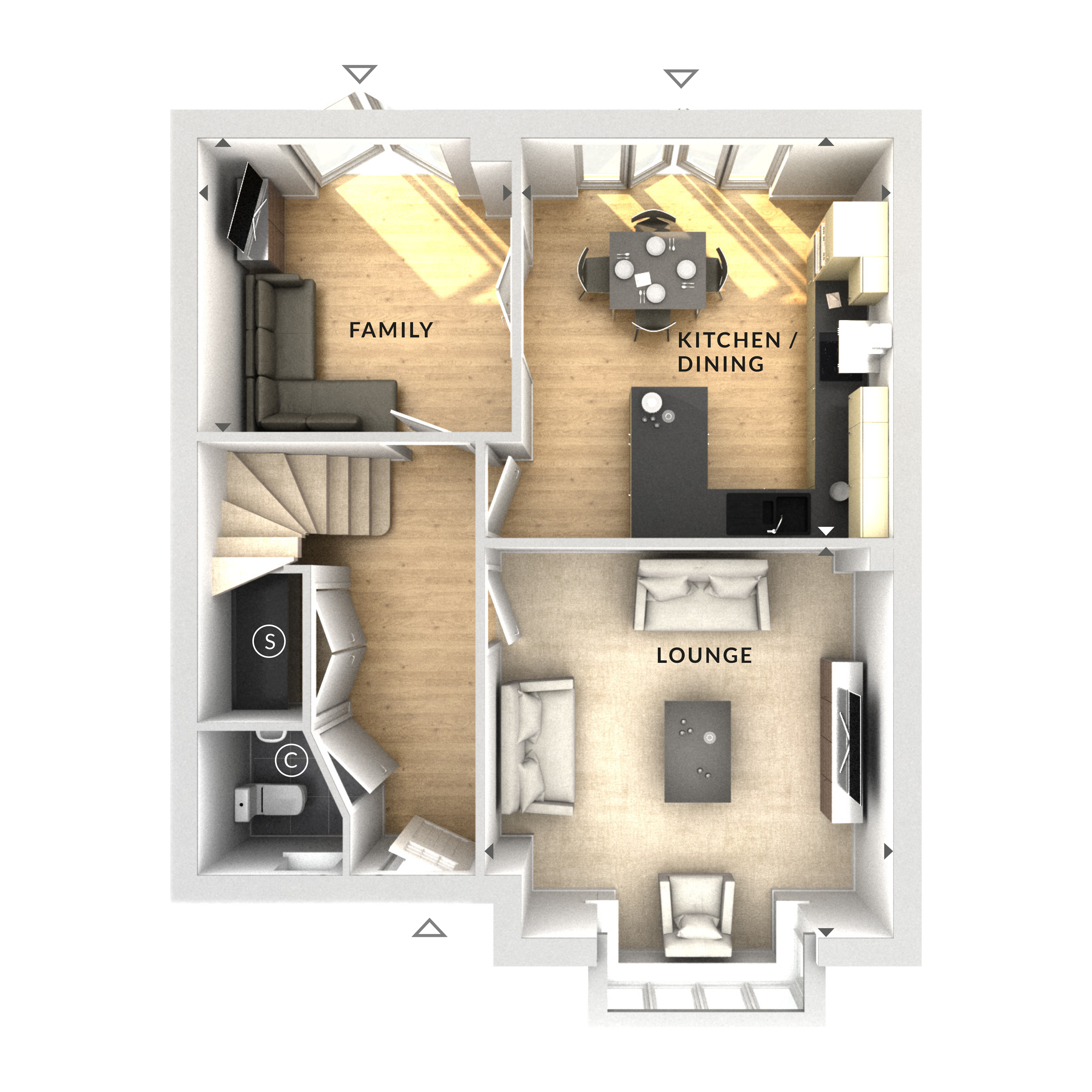 36, Off Riversway, Lea, Preston floorplan