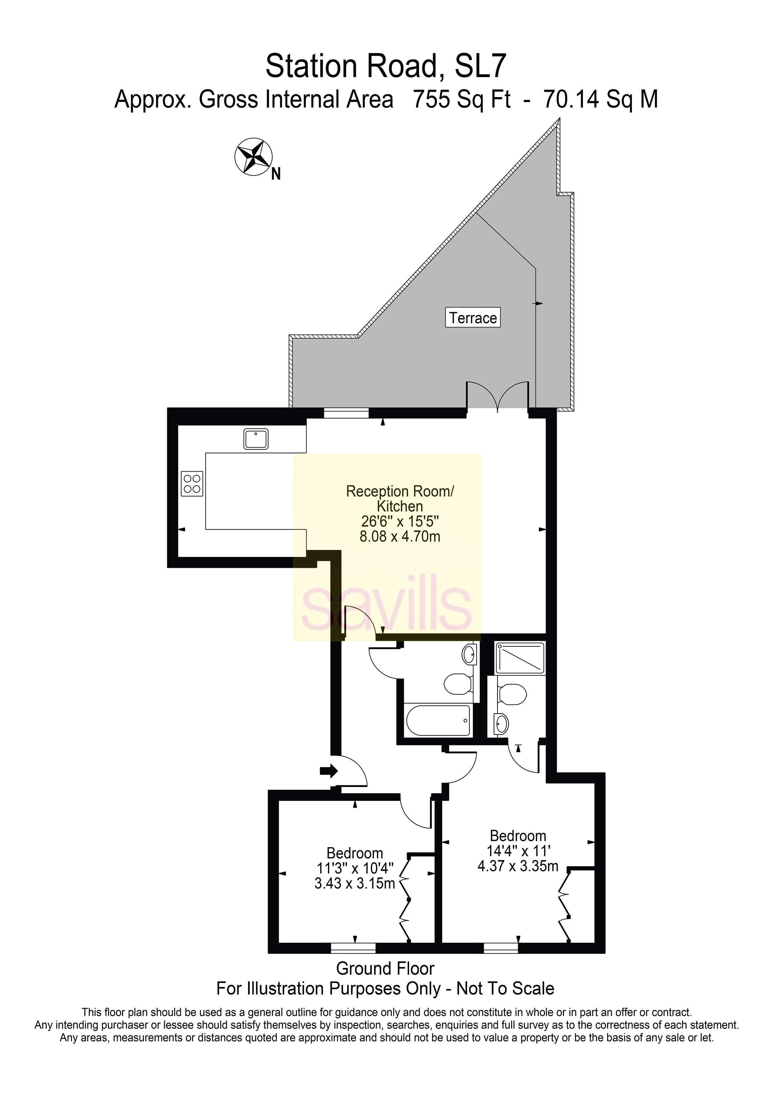Flat 2, Regal House,, Station Road, Buckinghamshire floorplan