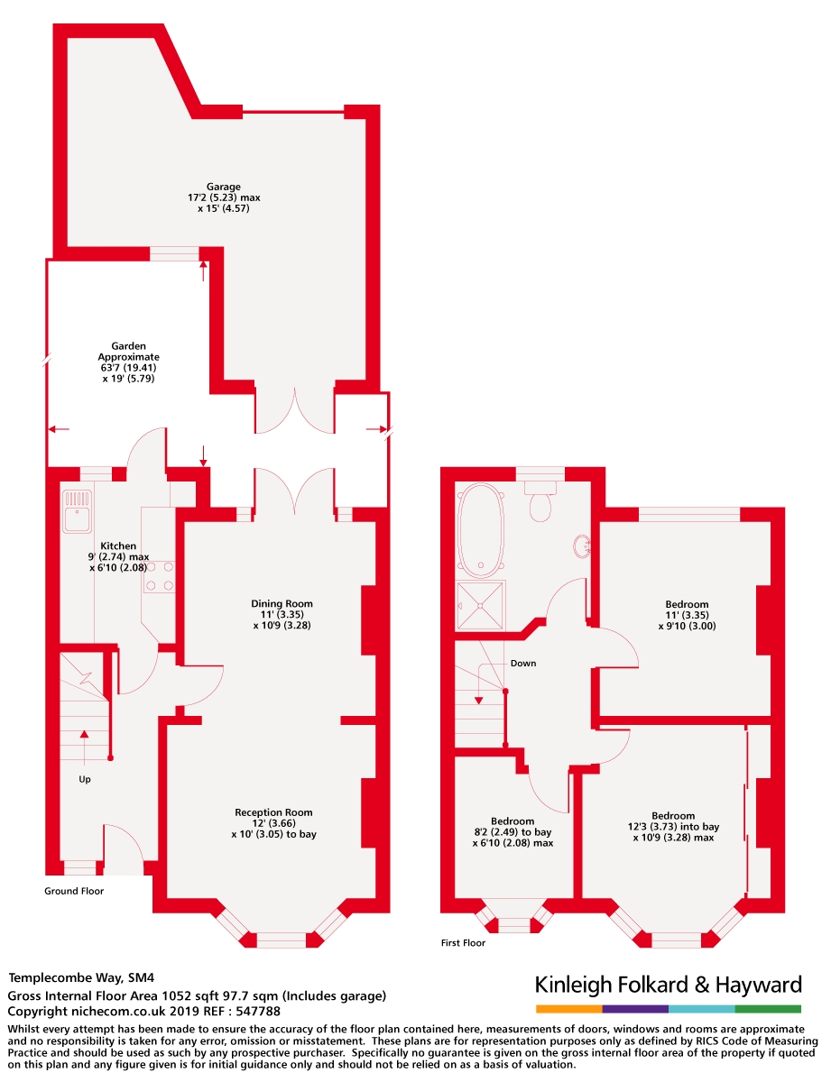 65, Templecombe Way, Morden floorplan